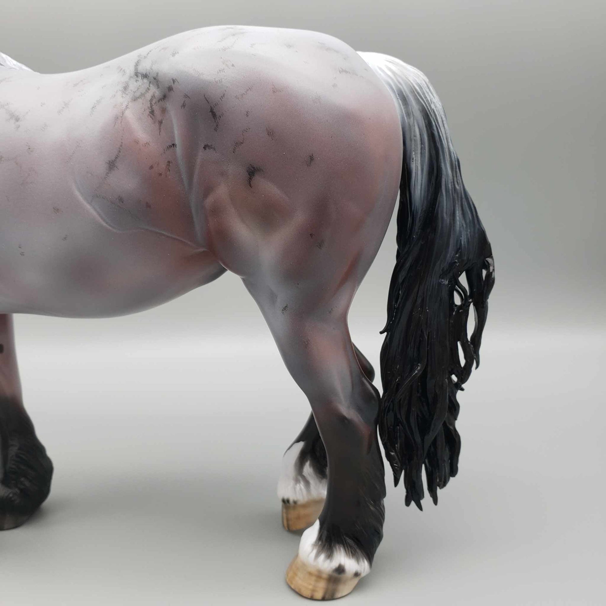 Sleepy Sue OOAK Bay Roan With Cornspots Heavy Draft Mare By Myla Pearce Best Offers 10/16/23