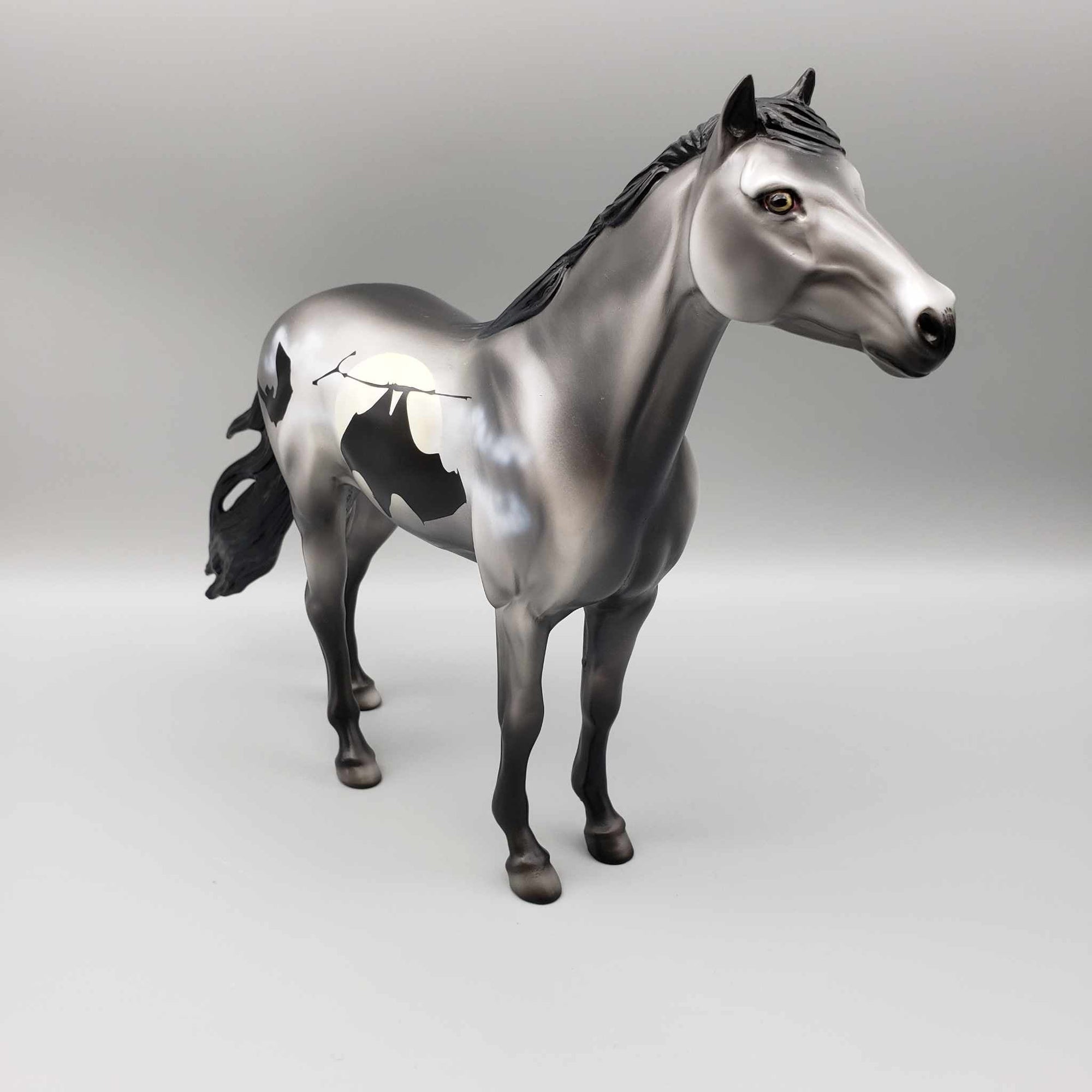 Takacs LE-18 (Bat Series) Halloween Deco Gray Mustang  By Dawn Quick Moonlight Madness 2023 MM23