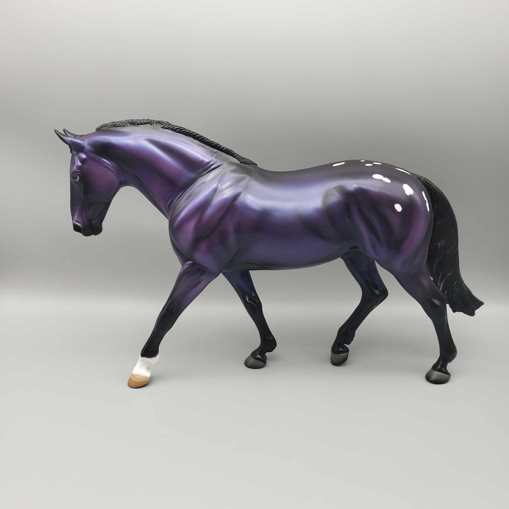 Ophidiophobia OOAK Purple Halloween Deco Irish Draft By Angela Marleau MM23