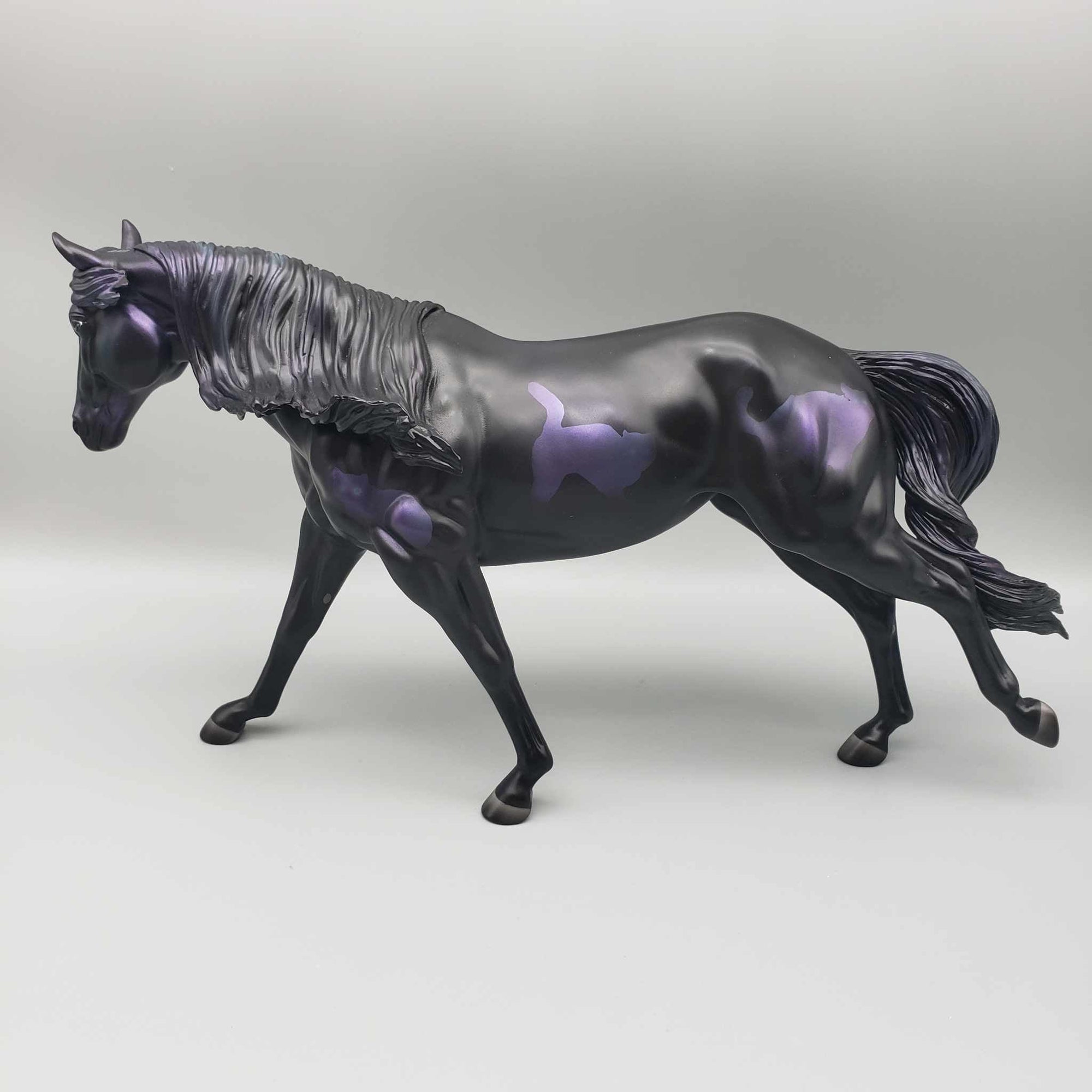 Too Cute To Spook OOAK Deco Purple and Cats Halloween Remy By Angela Marleau MM23