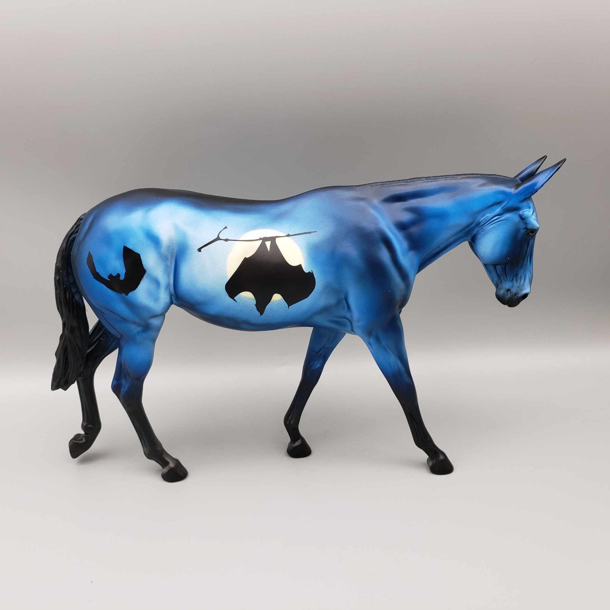 Molnar LE-18 (Bat Series) Halloween Deco Blue Mule By Dawn Quick Moonlight Madness 2023 MM23