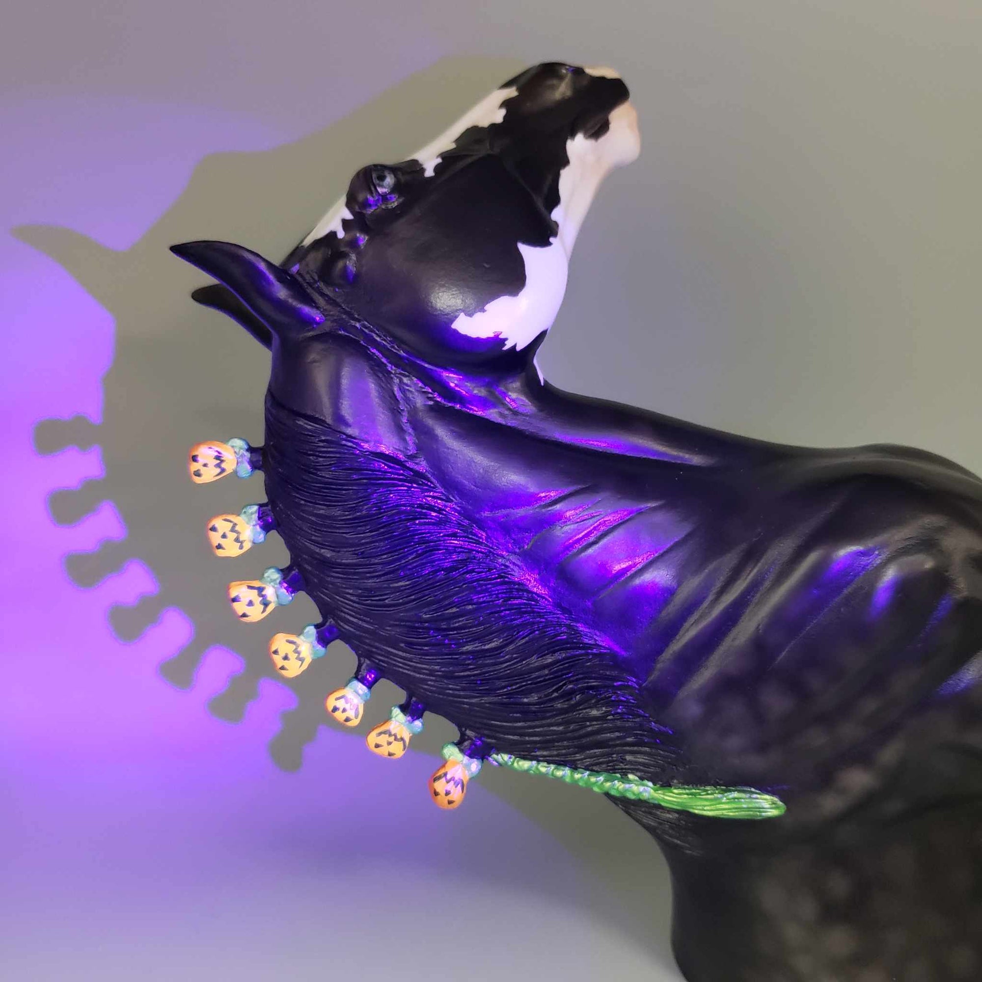 Dullahan OOAK Dapple Black Half Standing Drafter Wall Decor By Jess Hamill Moonlight Madness 2023 MM23