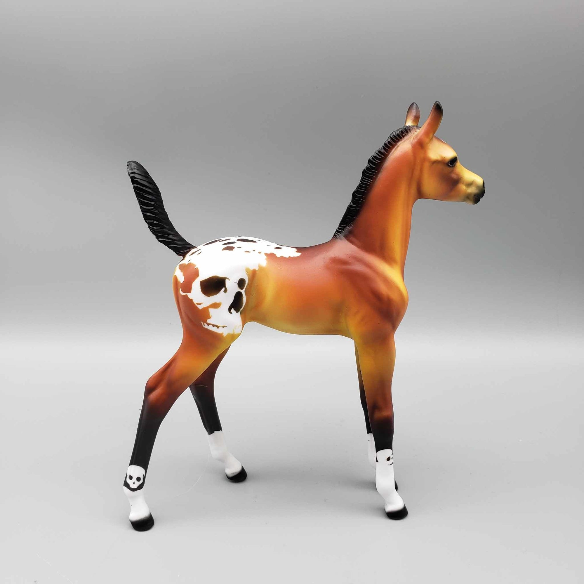 Scare-anoia OOAK Deco Arab Foal By Dawn Quick Moonlight Madness 2023 MM23