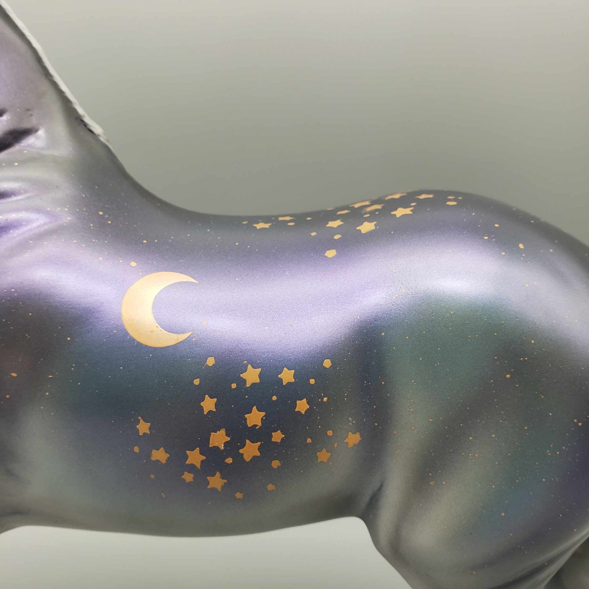 Dreamland OOAK Deco Fairytail Night Sky Trotting Drafter Unicorn By Angela Marleau  FACEBOOK AUCTION Fall Into Autumn Random Drop Sale