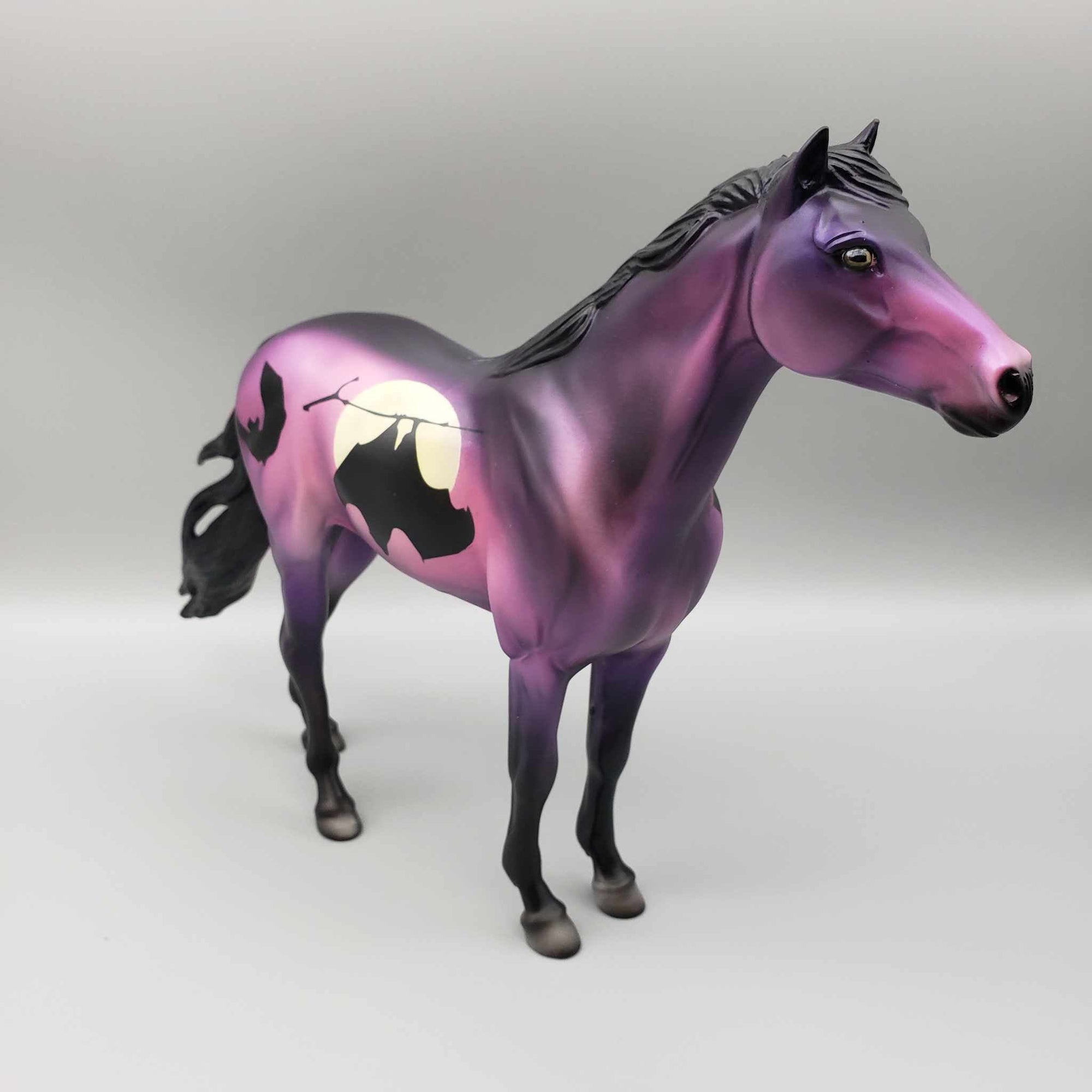 Toth LE-18 (Bat Series) Halloween Deco Purple Mustang  By Dawn Quick Moonlight Madness 2023 MM23