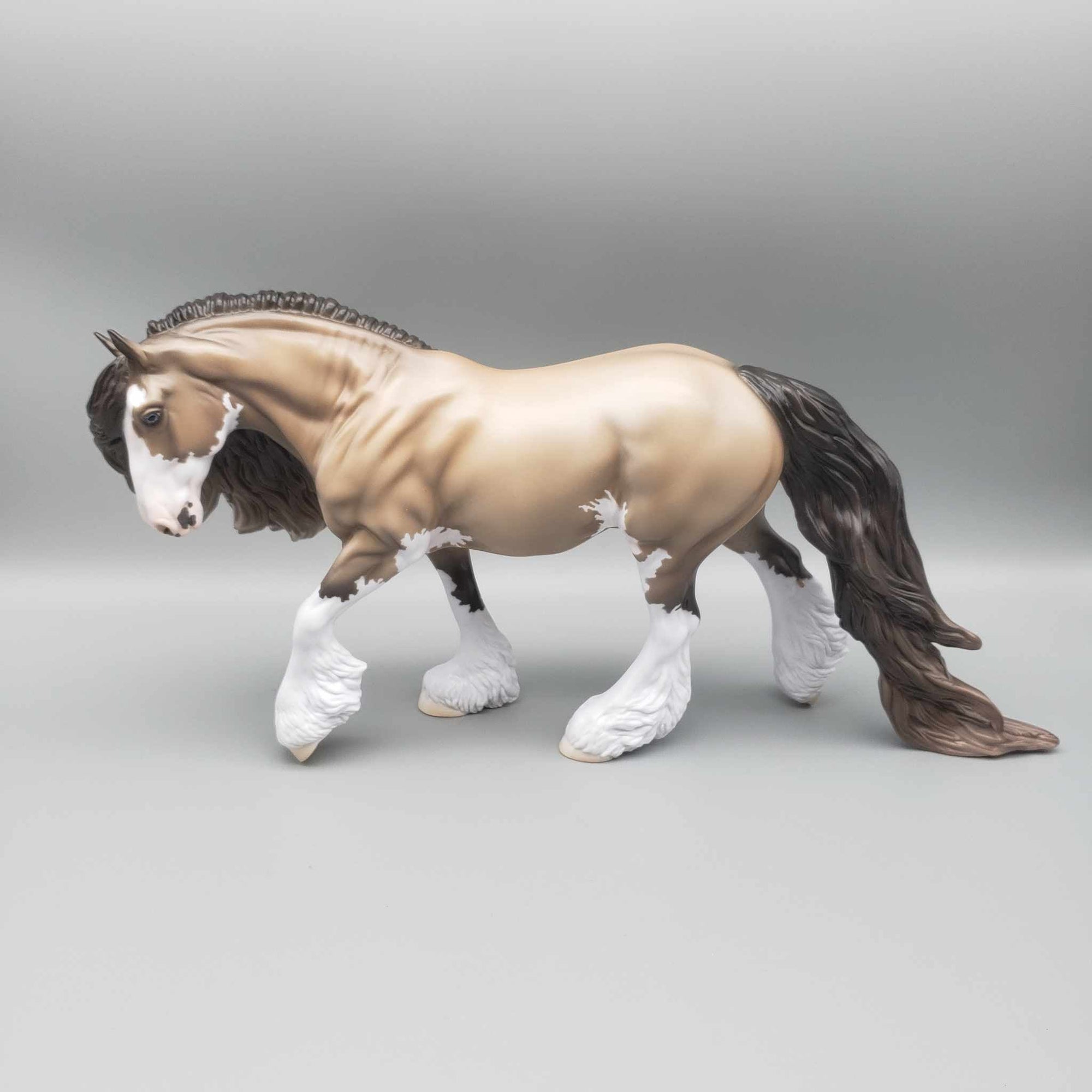 Toast OOAK Buckskin Sabino Irish Cobb By Jess Hamill Holiday Sale HS23