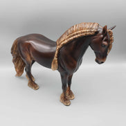 Flickering Firelight OOAK Chestnut Friesian Andalusian By Ashley Palmer Holiday Best Offers 12/11/23