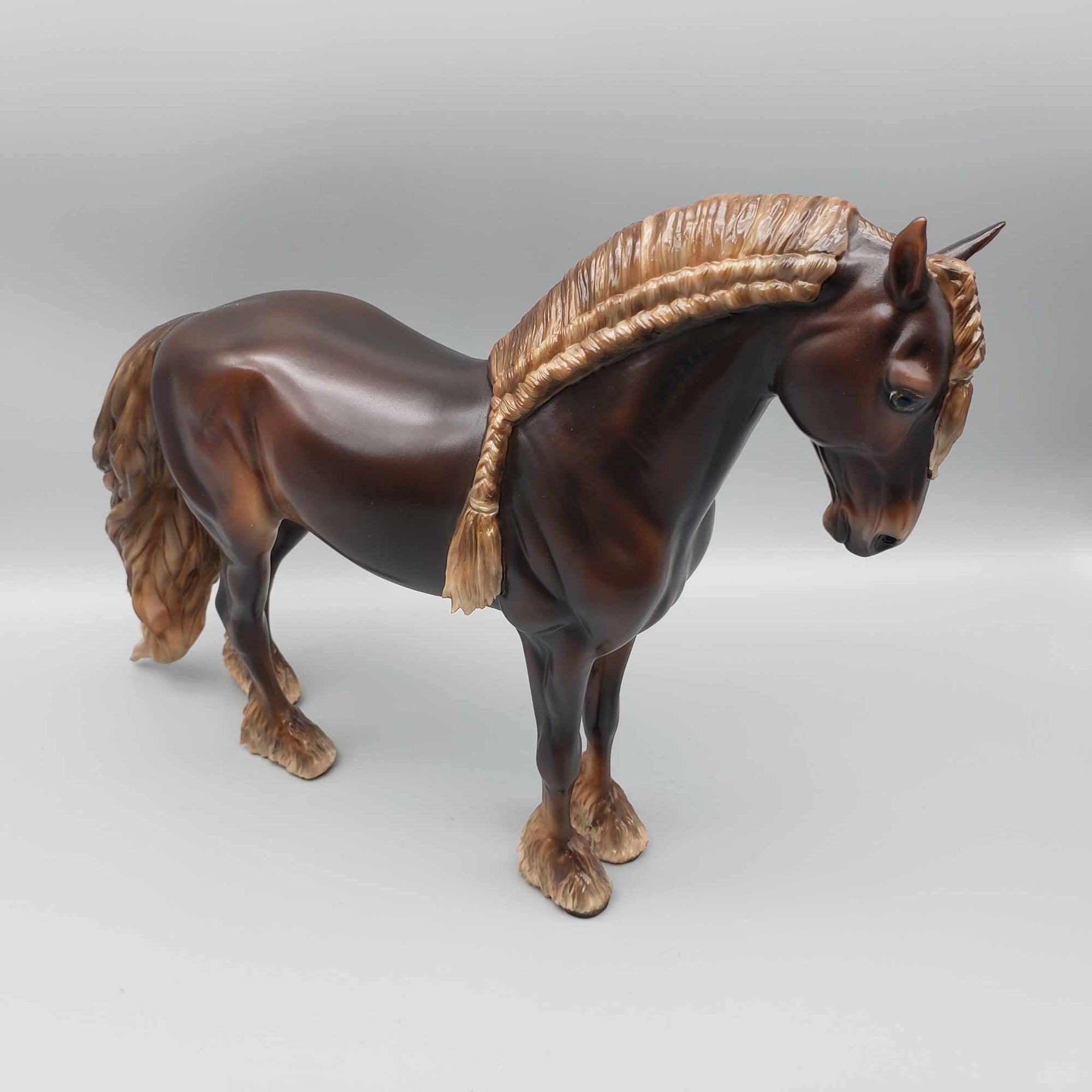 Flickering Firelight OOAK Chestnut Friesian Andalusian By Ashley Palmer Holiday Best Offers 12/11/23