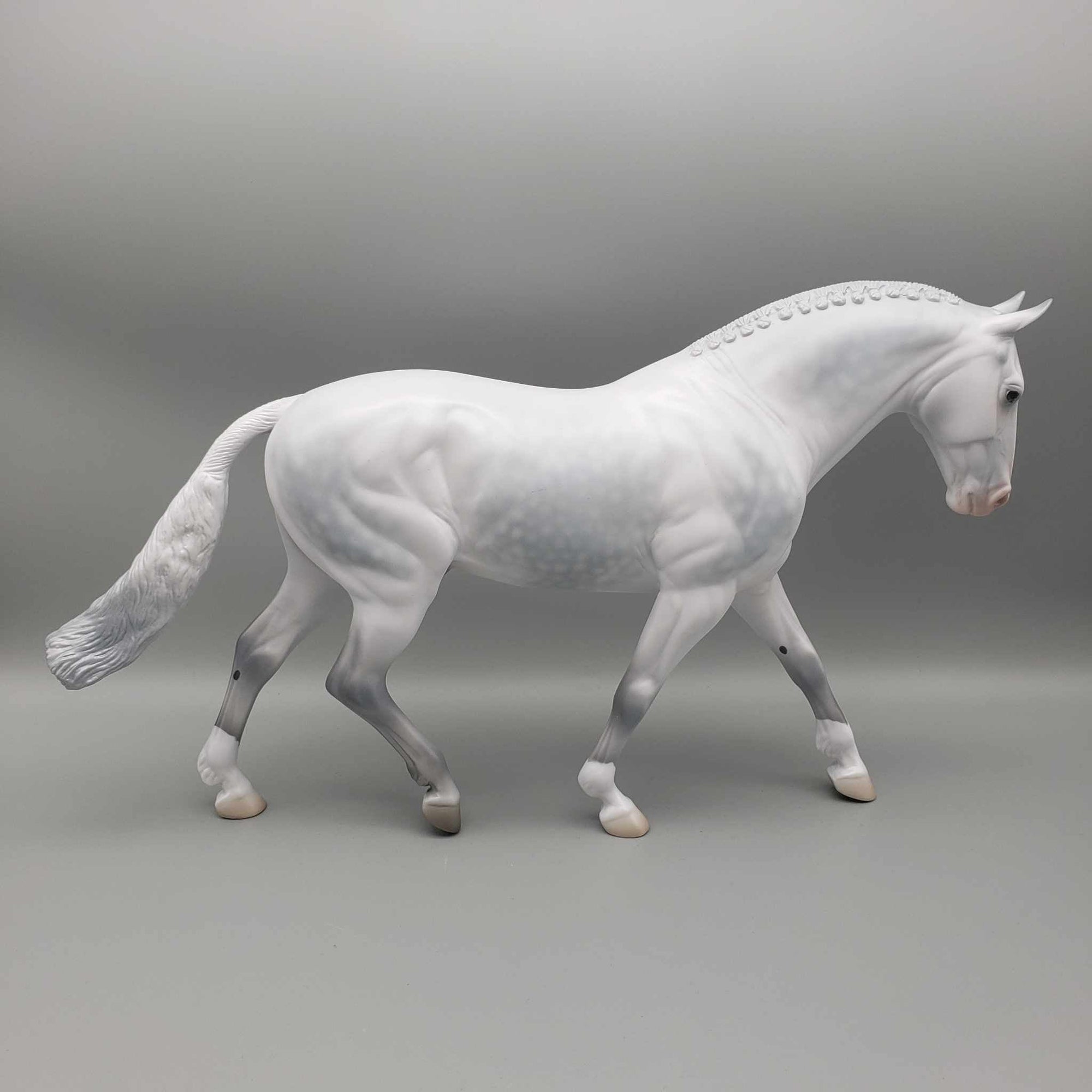 Emmanuel OOAK Dappled Gray Irish Draft By Jess Hamill Holiday Sale HS23
