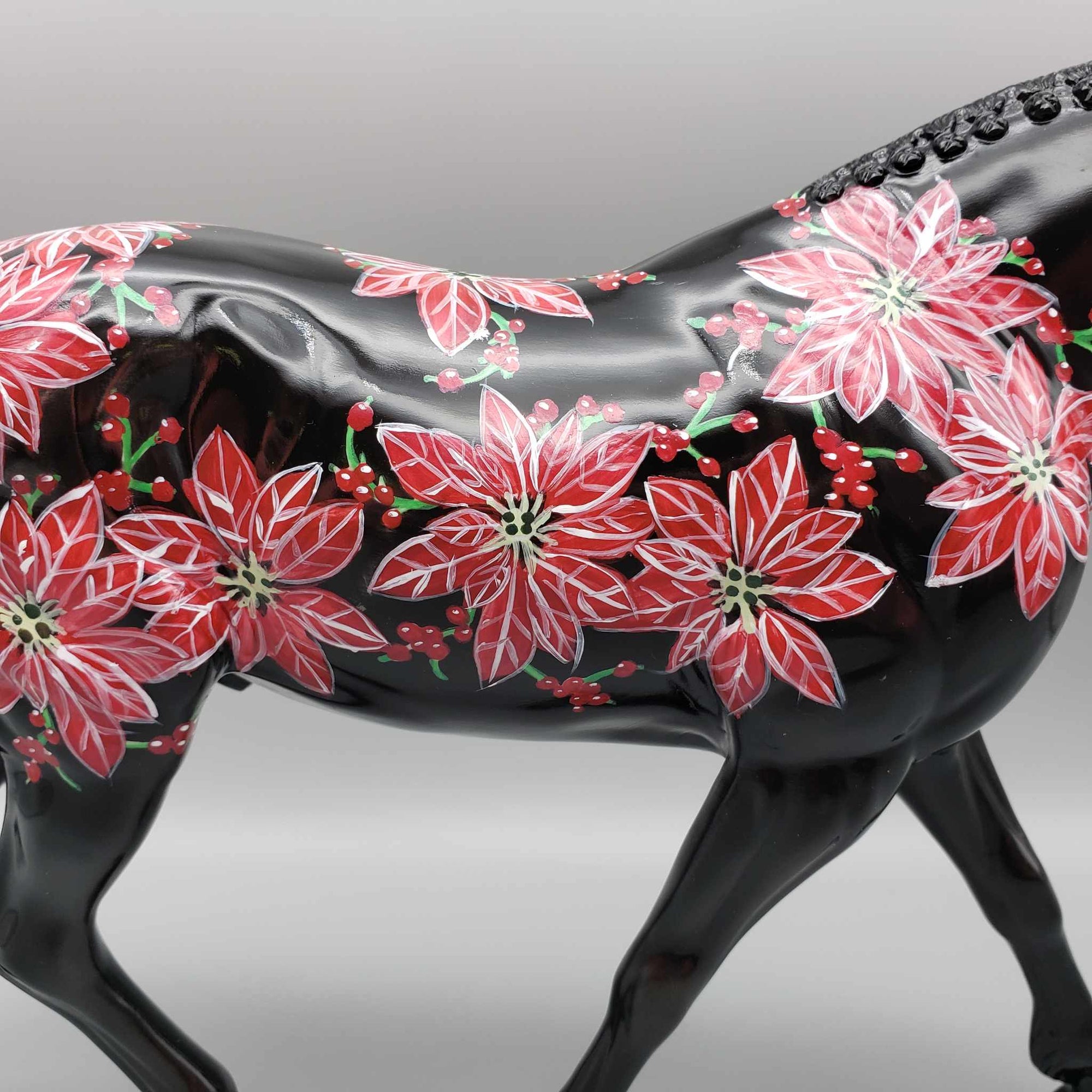 Poinsettia Nights OOAK Deco Irish Draft By Dawn Quick Holiday Best Offers 12/11/23