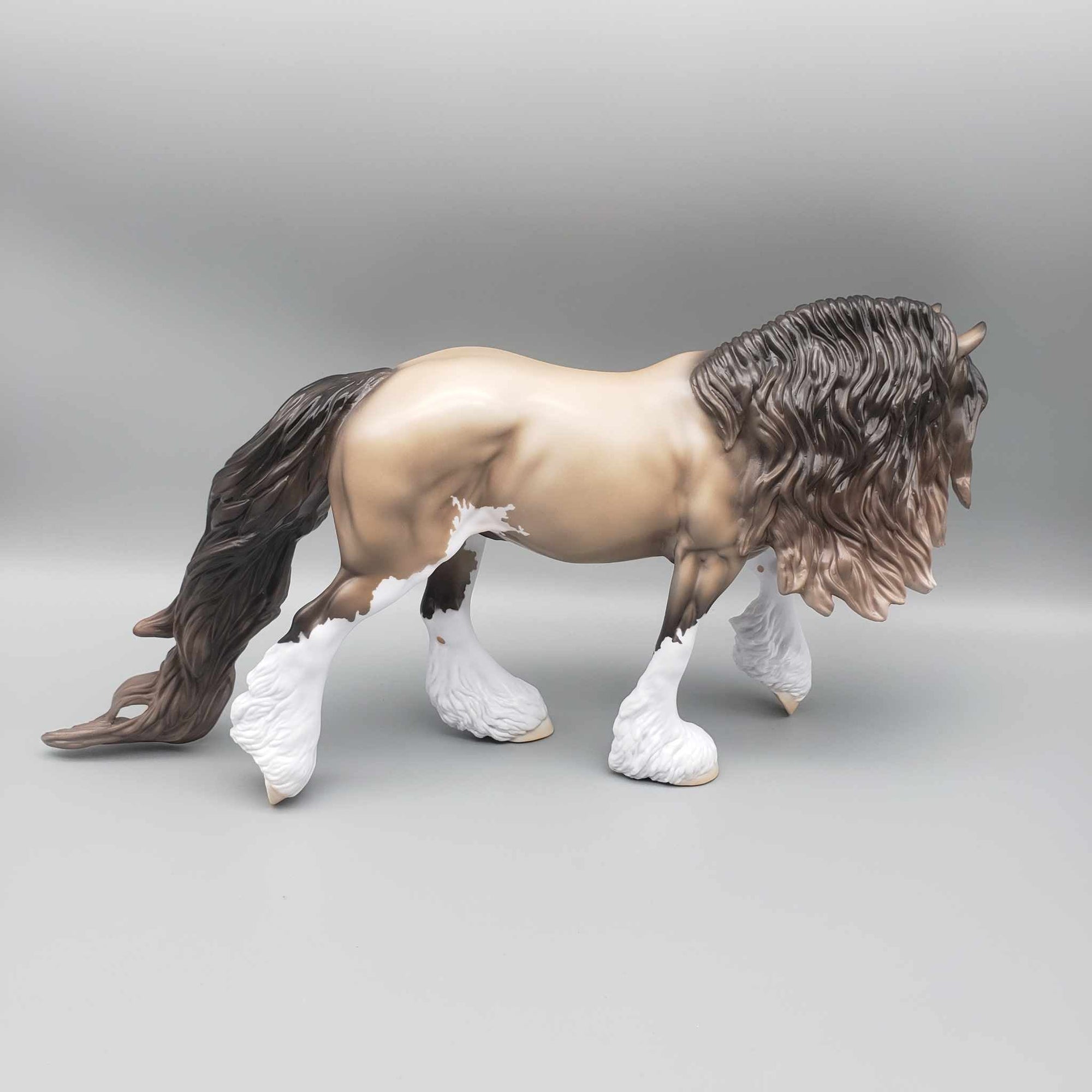 Toast OOAK Buckskin Sabino Irish Cobb By Jess Hamill Holiday Sale HS23