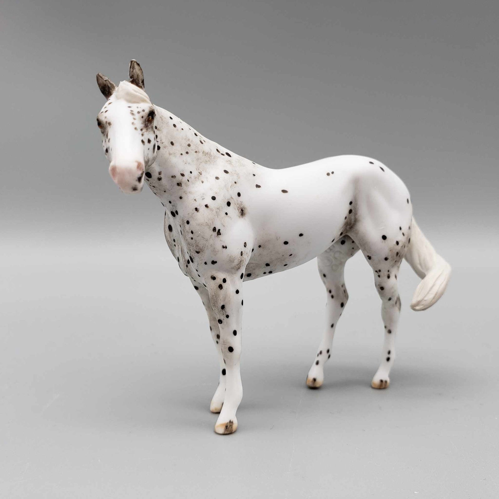 Semary OOAK Gray Leopard Appaloosa Custom Stock Chip By Andrea Thomason Holiday Sale HS23