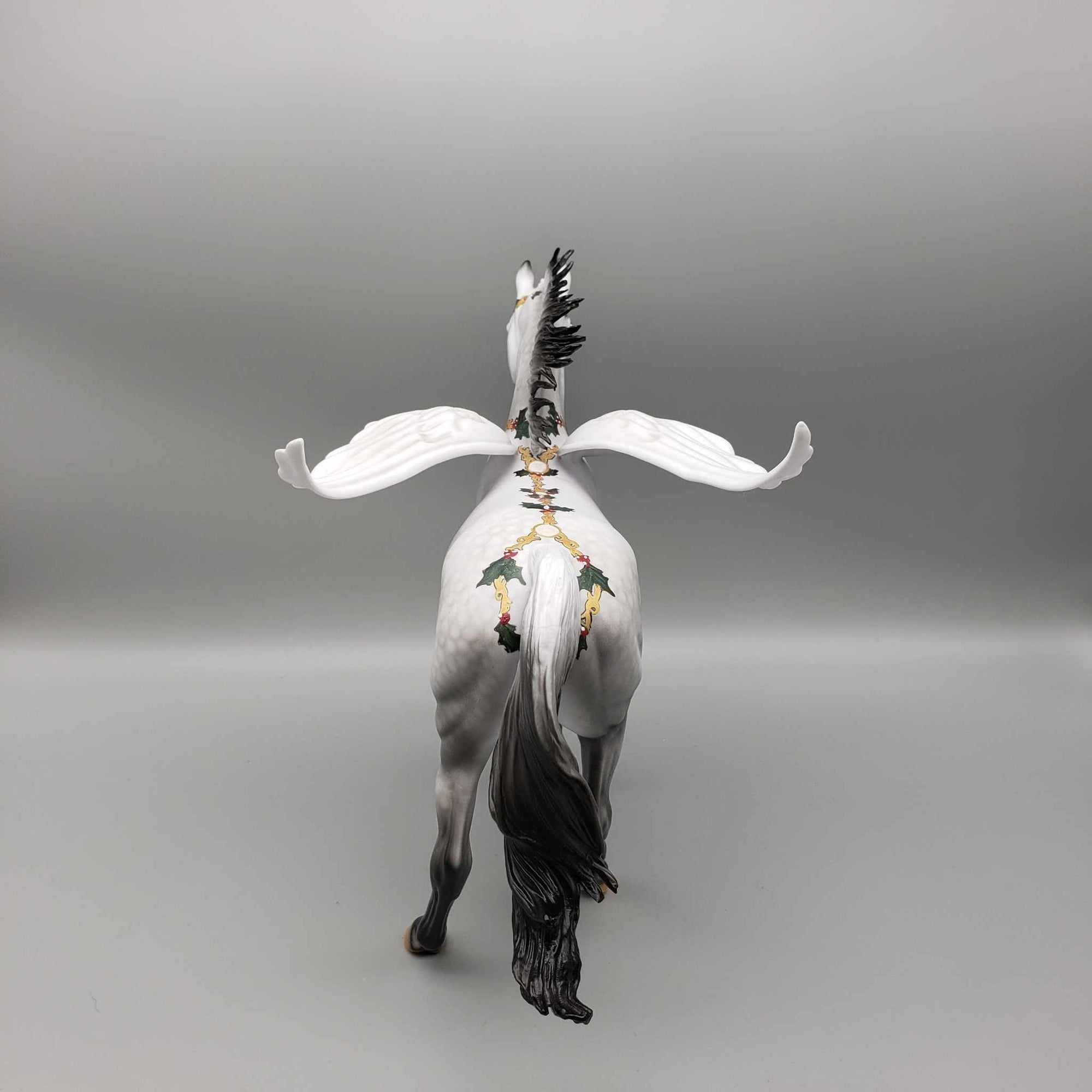 Angel Watching Over You OOAK Angel Wing Dappled Grey Arab Mare By Dawn Quick Holiday Best Offers 12/11/23