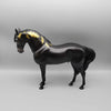 Golden OOAK Black Deco Andalusian By Ellen Robbins Holiday Sale HS23