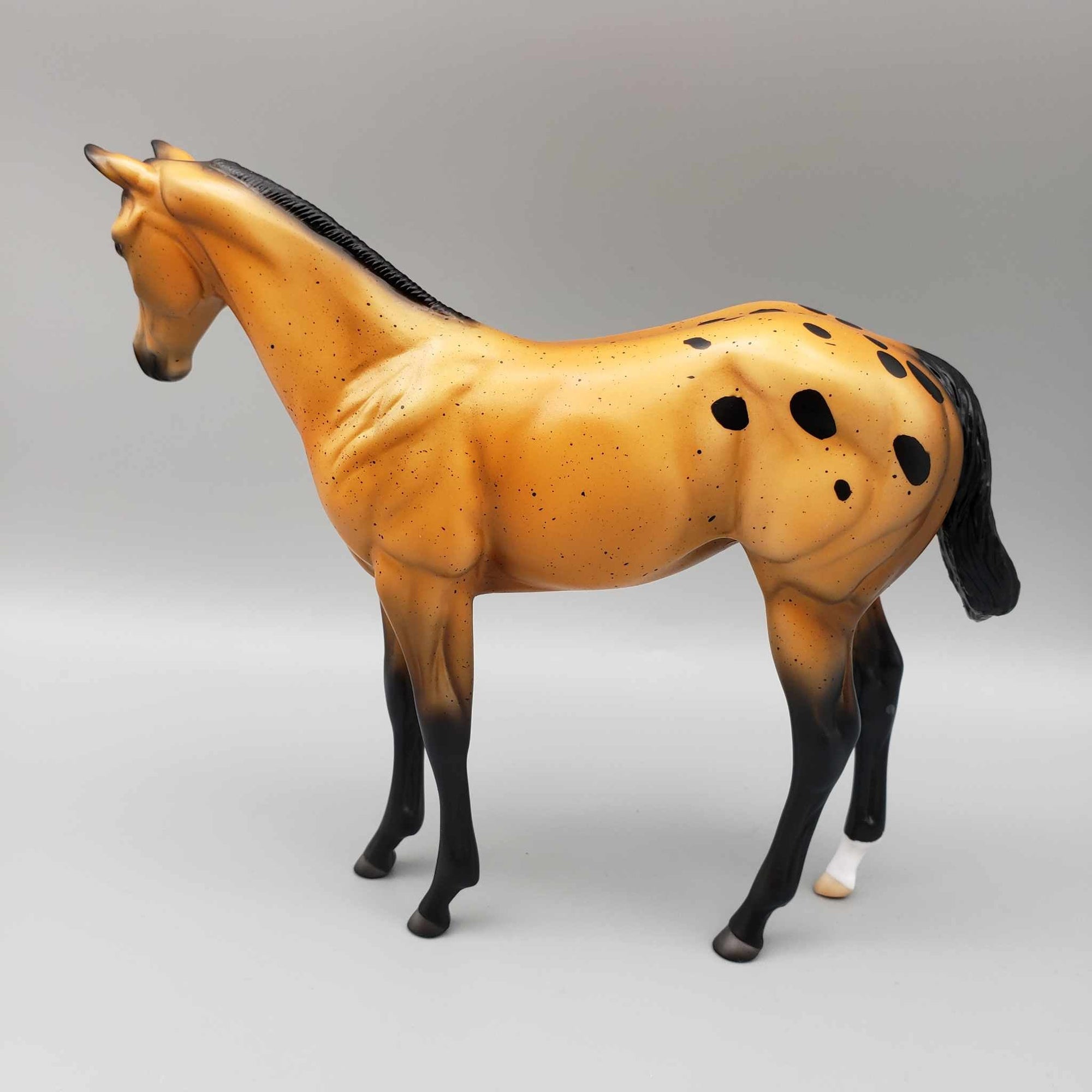 Life Is Gourd OOAK Halloween Deco Orange Appaloosa Weanling Pebble By Angela Marleau Moonlight Madness 2023 MM23