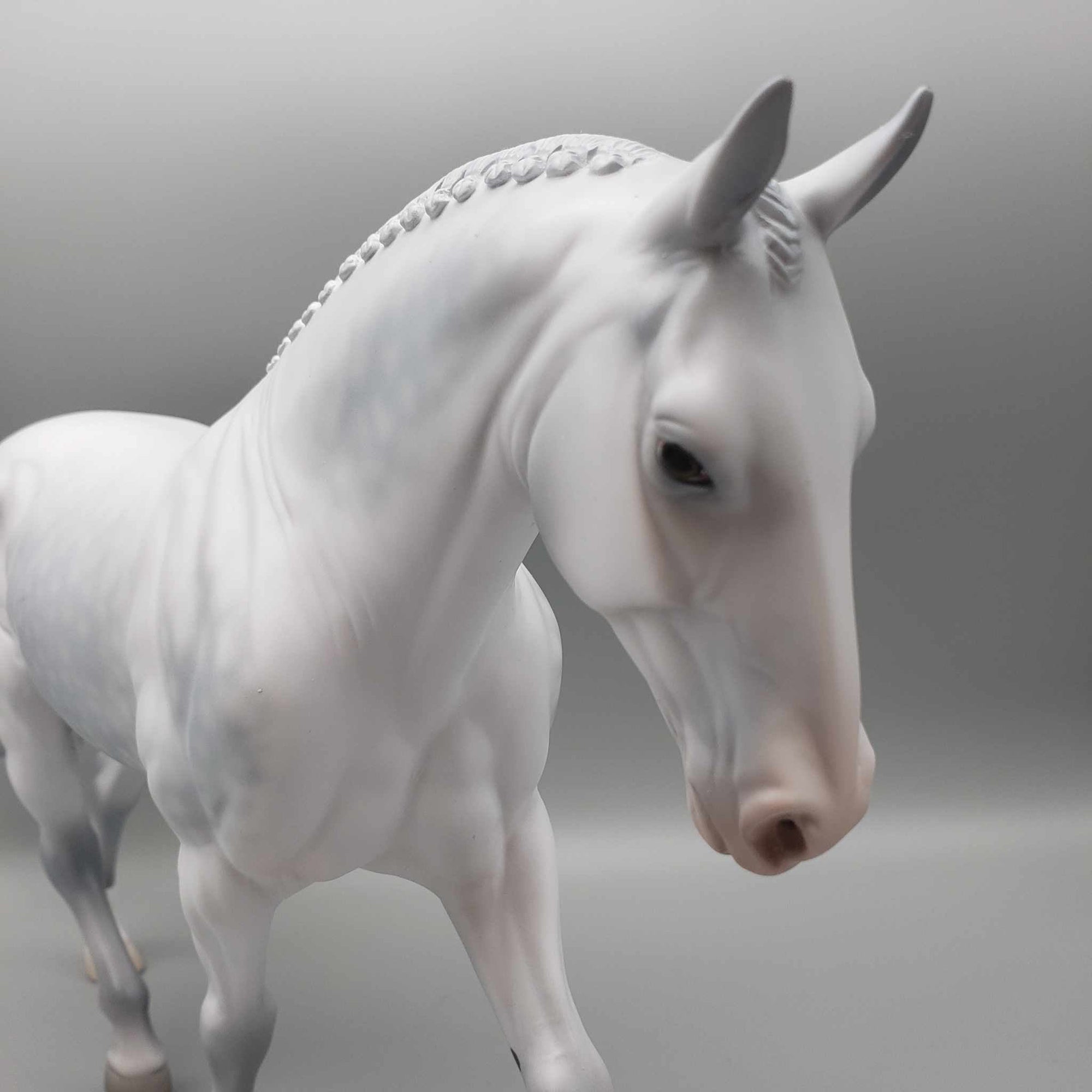 Emmanuel OOAK Dappled Gray Irish Draft By Jess Hamill Holiday Sale HS23