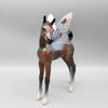 Always With You OOAK Bay Arab Fairy Foal with Iridescent Snow on Back and Wreath Around the Neck By Jess Hamill Holiday Best Offers 12/11/23