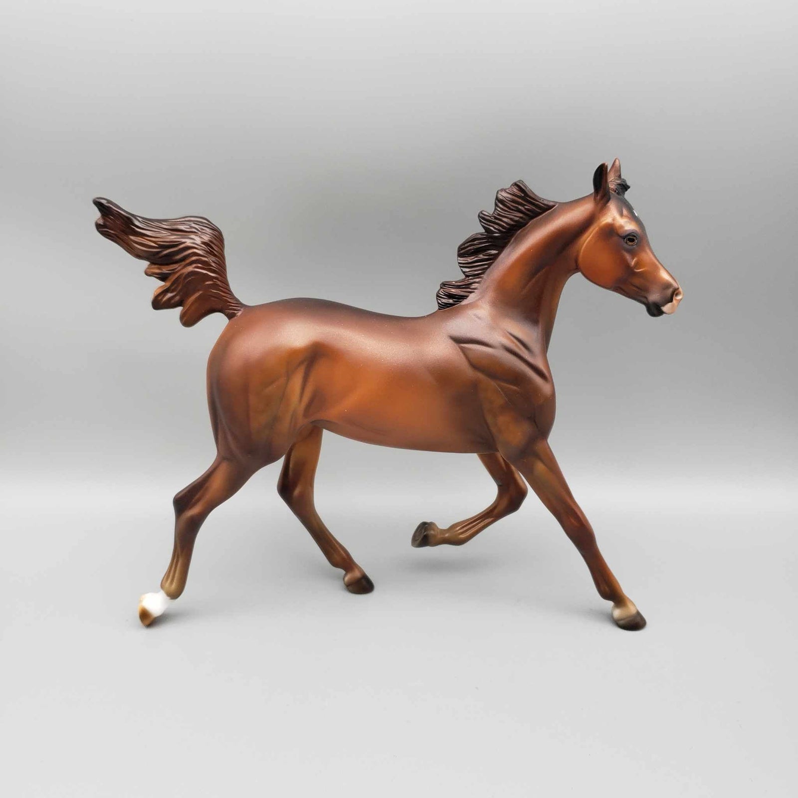 Latke OOAK Copper Chestnut Arab Yearling By Julie Keim Holiday Sale HS23