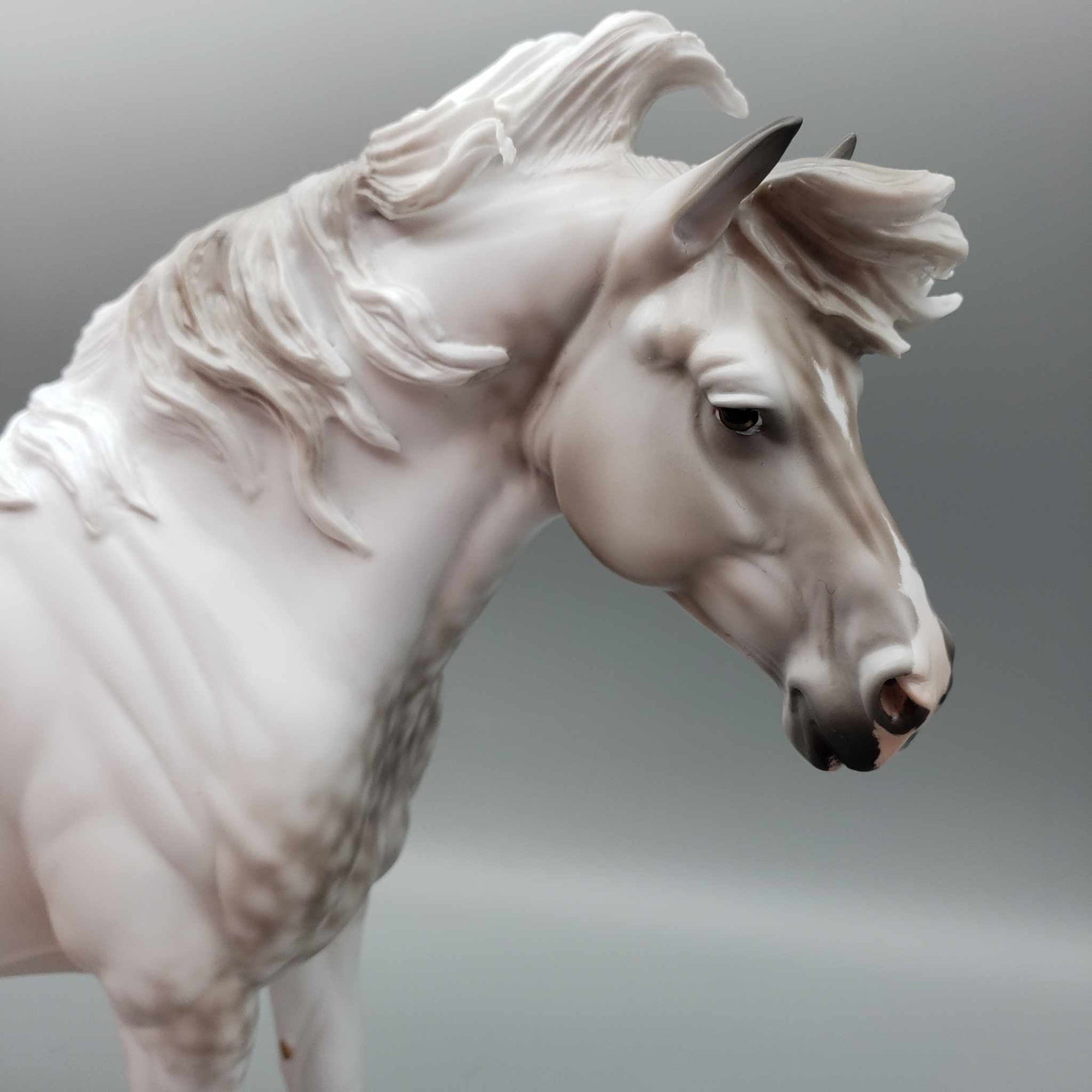 Christmas Past OOAK Rose Grey Tobiano Heavy Draft Mare By Jess Hamill Holiday Best Offers 12/11/23