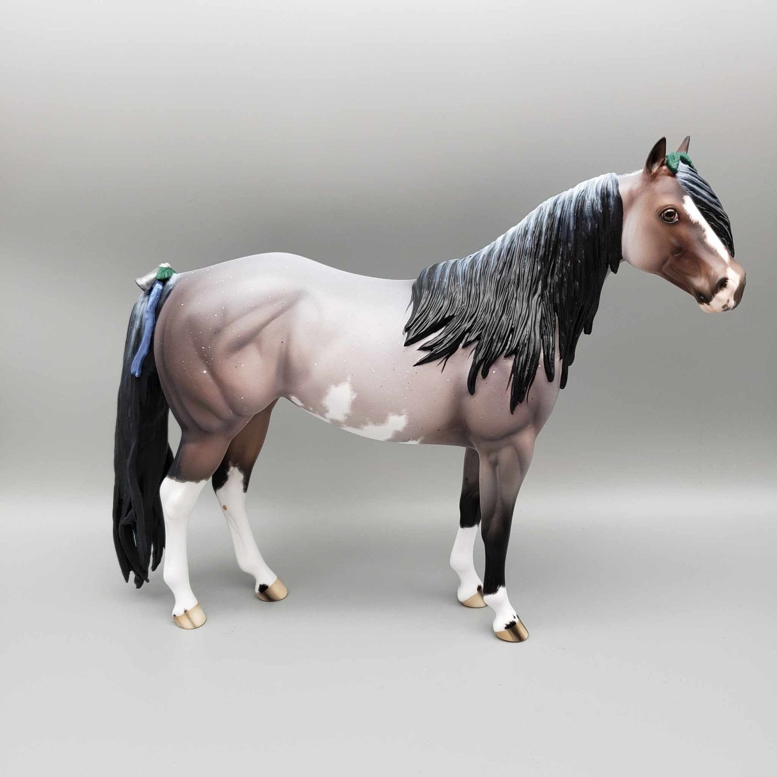 Secret Wish OOAK Bay Roan Overo ISH By Ellen Robbins Holiday Best Offers 12/11/23