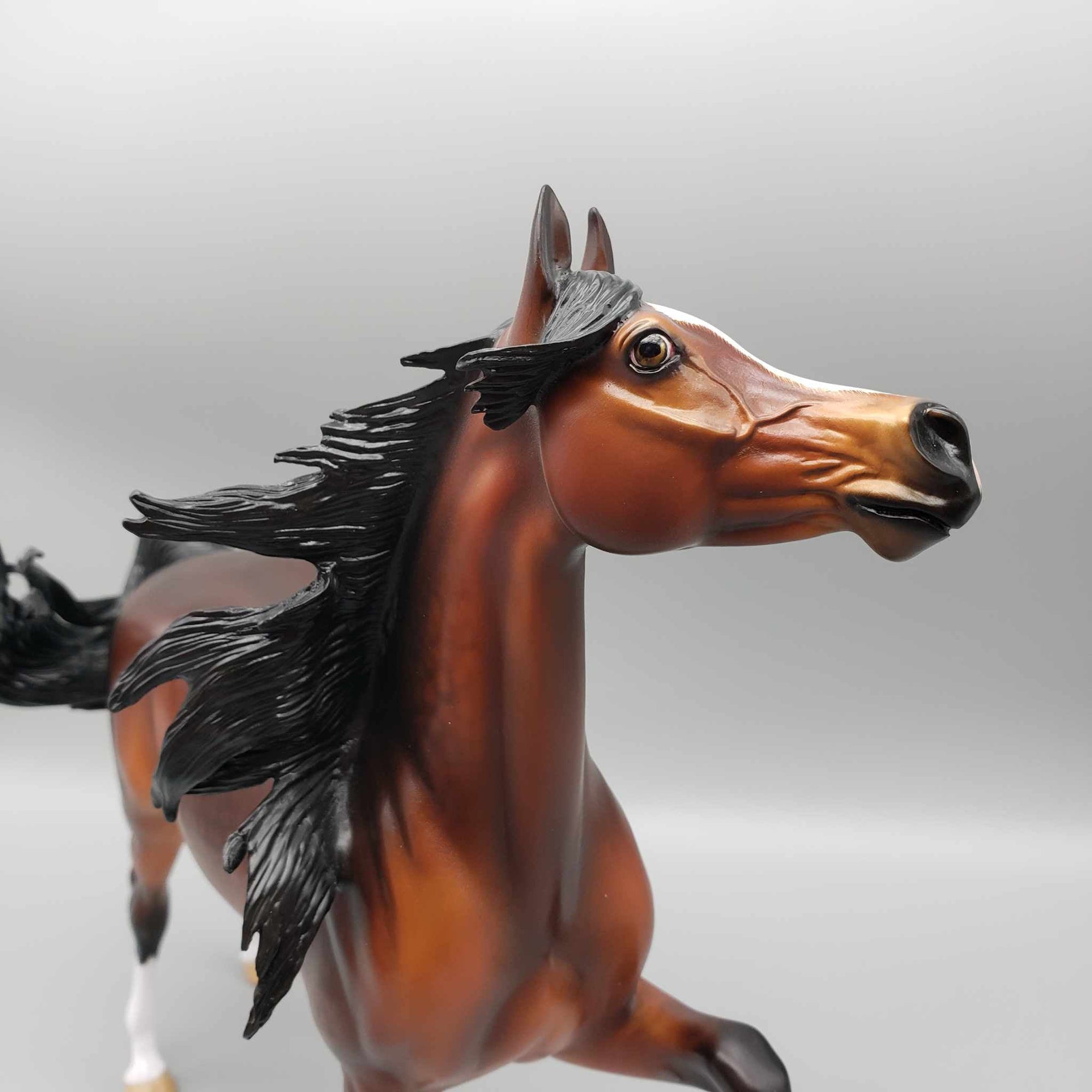 Rocking Around the Christmas Tree OOAK Custom Bay Arabian By Carrie Keller Holiday Best Offers 12/11/23