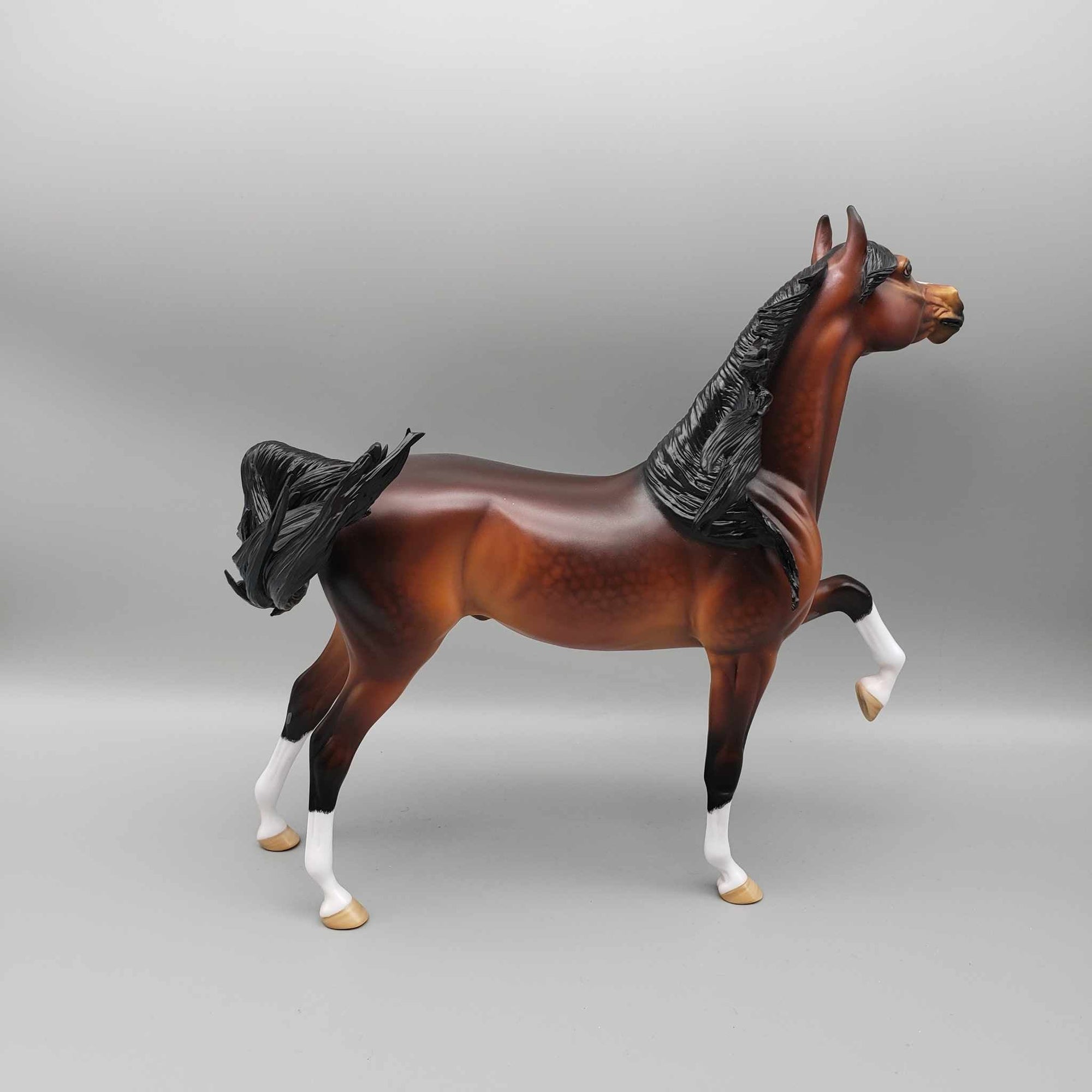 Rocking Around the Christmas Tree OOAK Custom Bay Arabian By Carrie Keller Holiday Best Offers 12/11/23