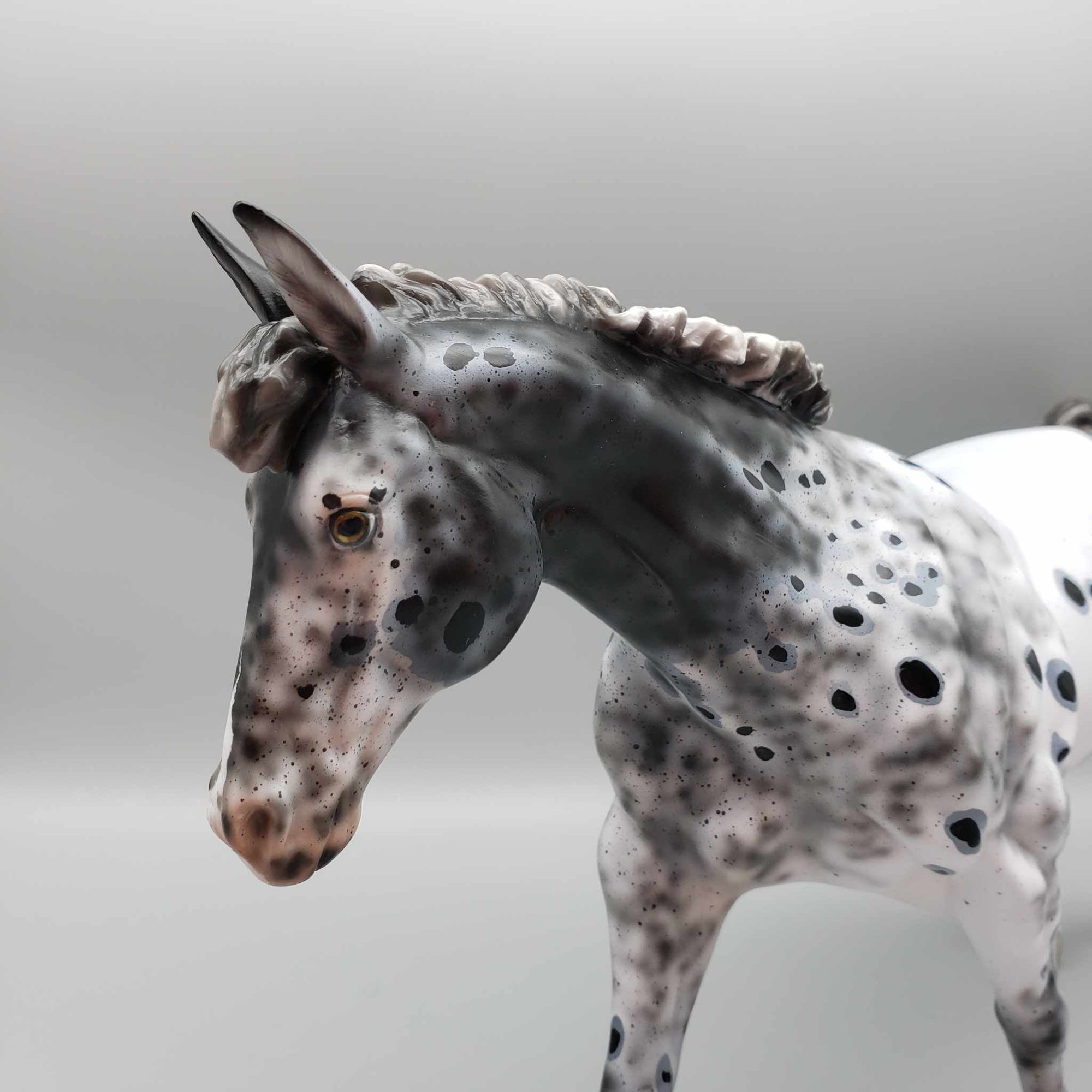 Stockings Fulla Coal OOAK Leopard Appaloosa By Ellen Robbins Holiday Best Offers 12/11/23