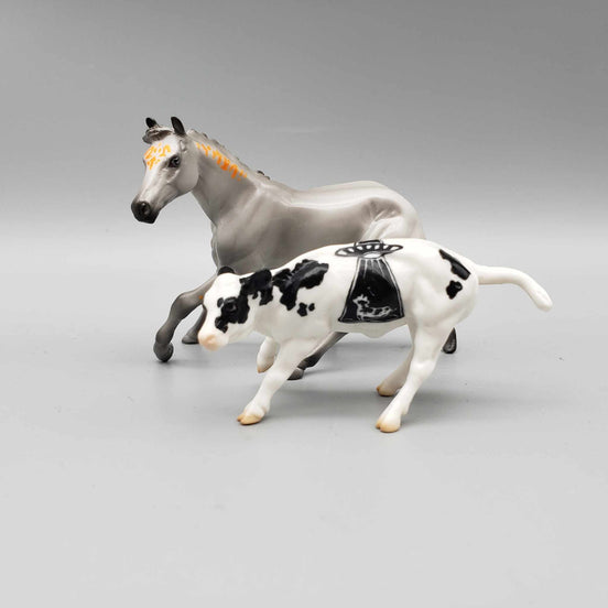 Beltill & Calf OOAK Grey Blacklight Reactive Cutter & Alien Calf Chip LE-30 By Jess Hamill Moonlight Madness 2023 MM23