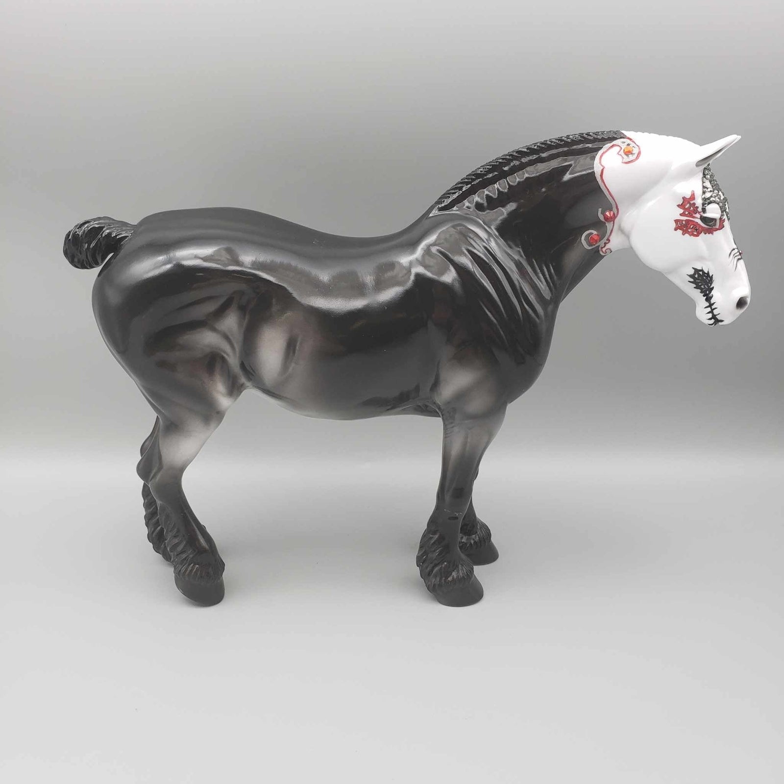 Black Widow OOAK Sugar Skull Heavy Draft By Dawn Quick Facebook Auction Fall Into Autumn Random Drop Sale 9/23