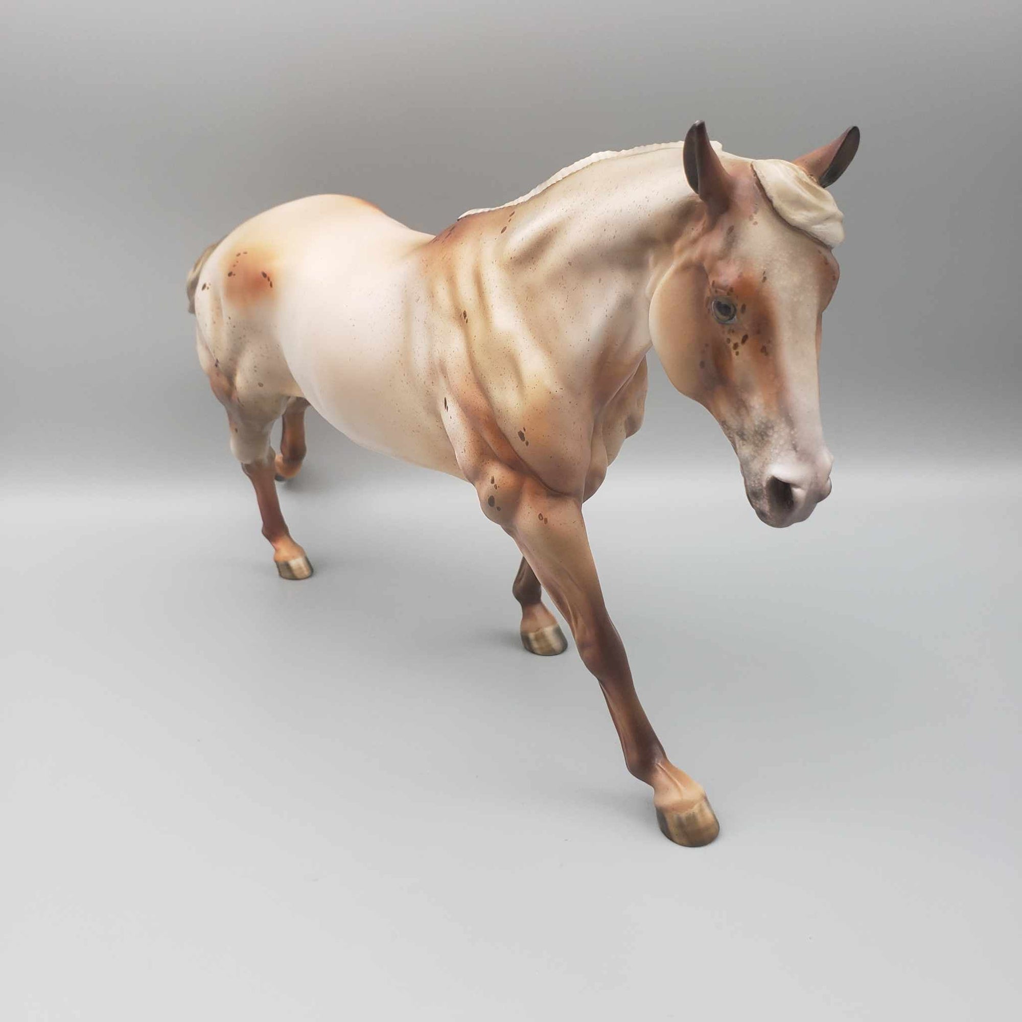 Here for the Boos OOAK Chestnut Appaloosa Remington By Julie Keim Moonlight Madness 2023 MM23