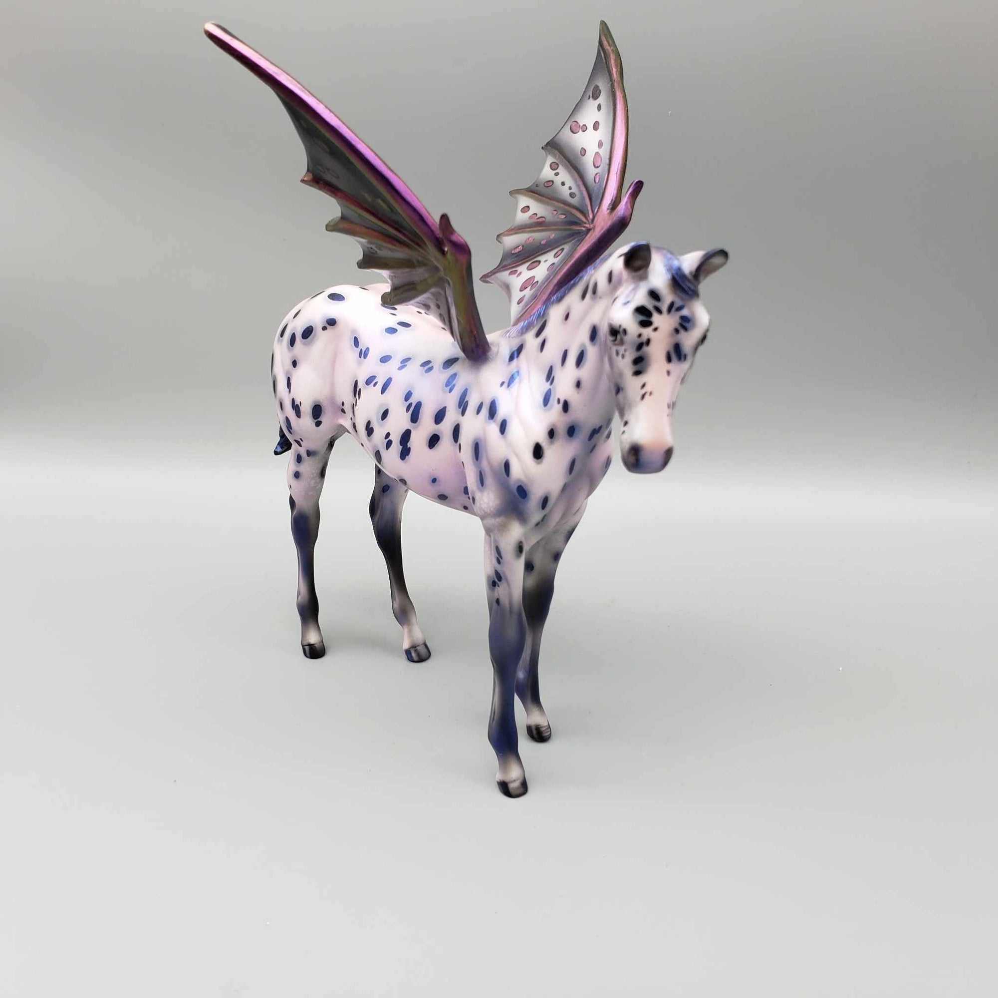 Crazy A-Bat You OOAK Purple Appaloosa Bat Wing Weanling By Julie Keim BEST OFFER Moonlight Madness 2023 MM23