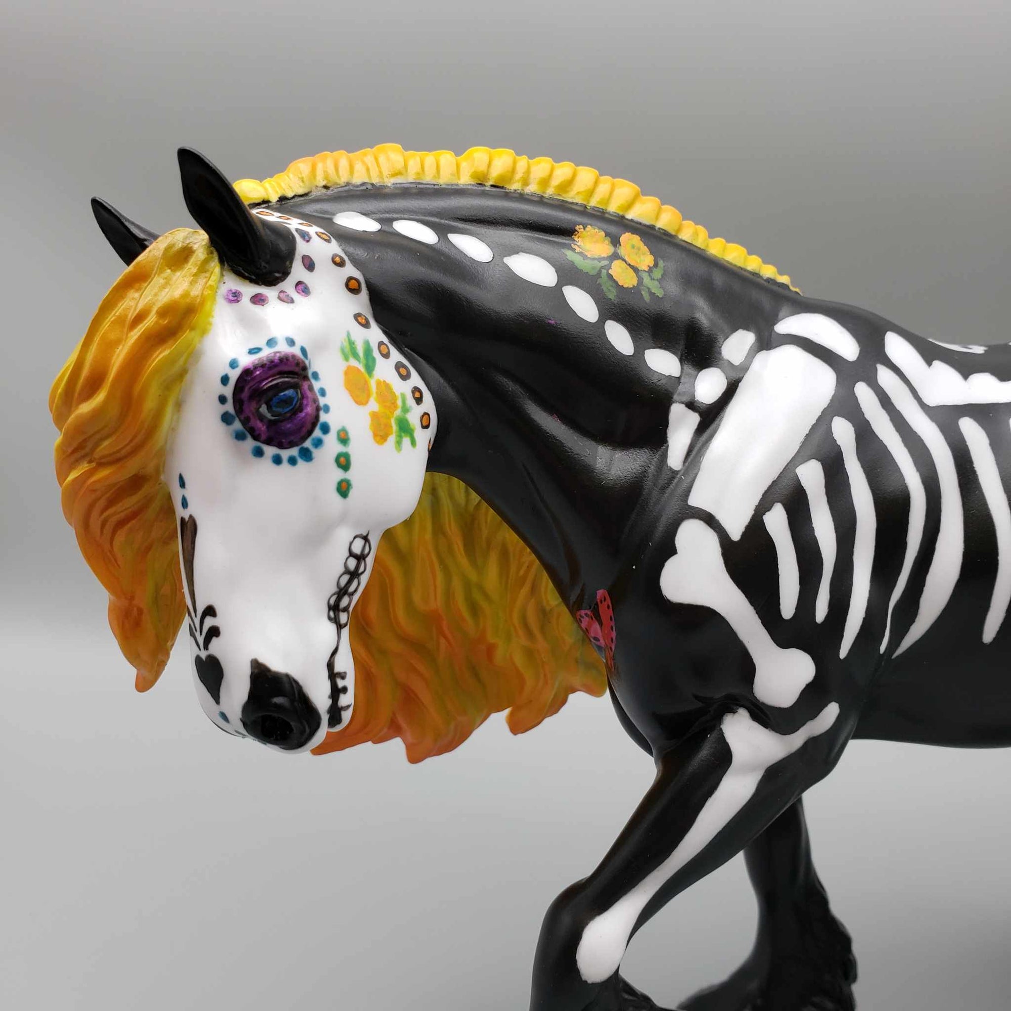 Remember Me OOAK Decorator Sugar Skull Irish Cob By Julie Keim BEST OFFER Moonlight Madness 2023 MM23