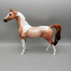 Autumn Magick OOAK Red Roan Tobiano Color shift halo Arabian By Ellen Robbins Moonlight Madness 2023 MM23