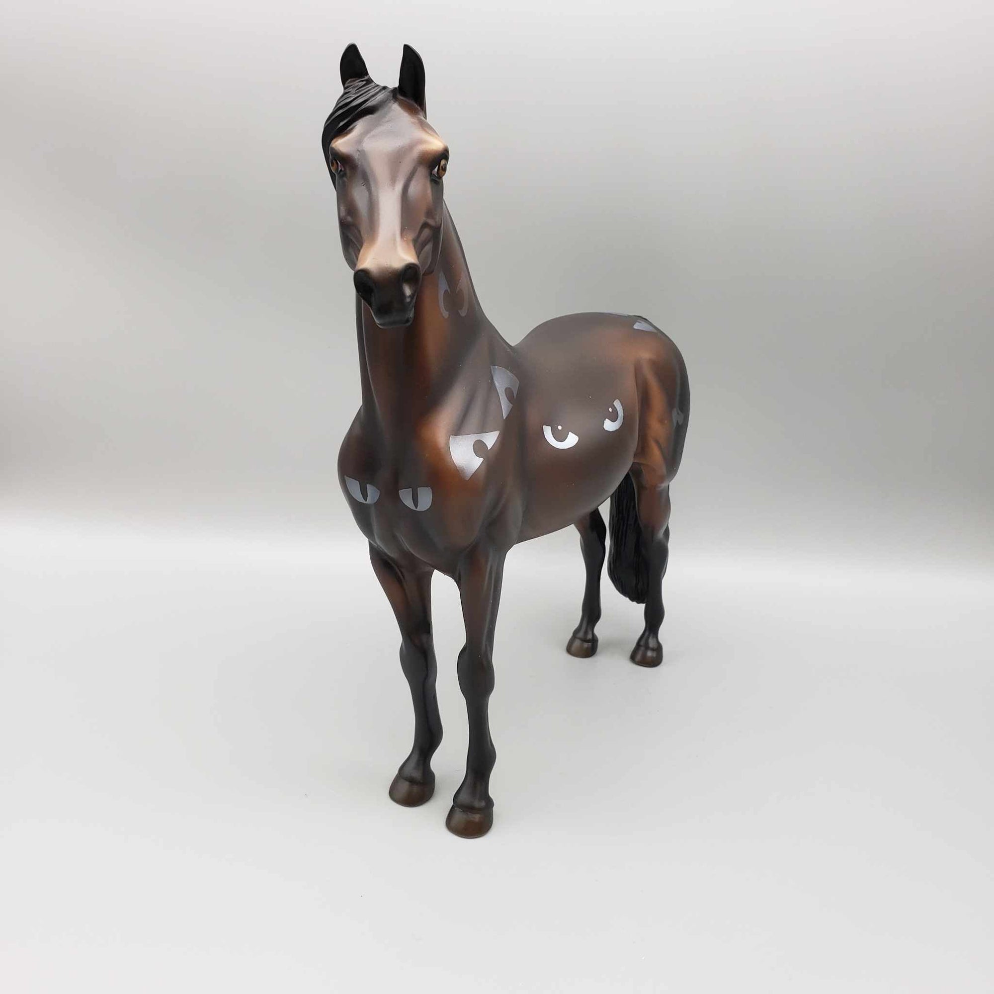 Don&#39;t Look A-bay OOAK Halloween Deco Dark Bay Morgan By Ashley Palmer Moonlight Madness 2023 MM23