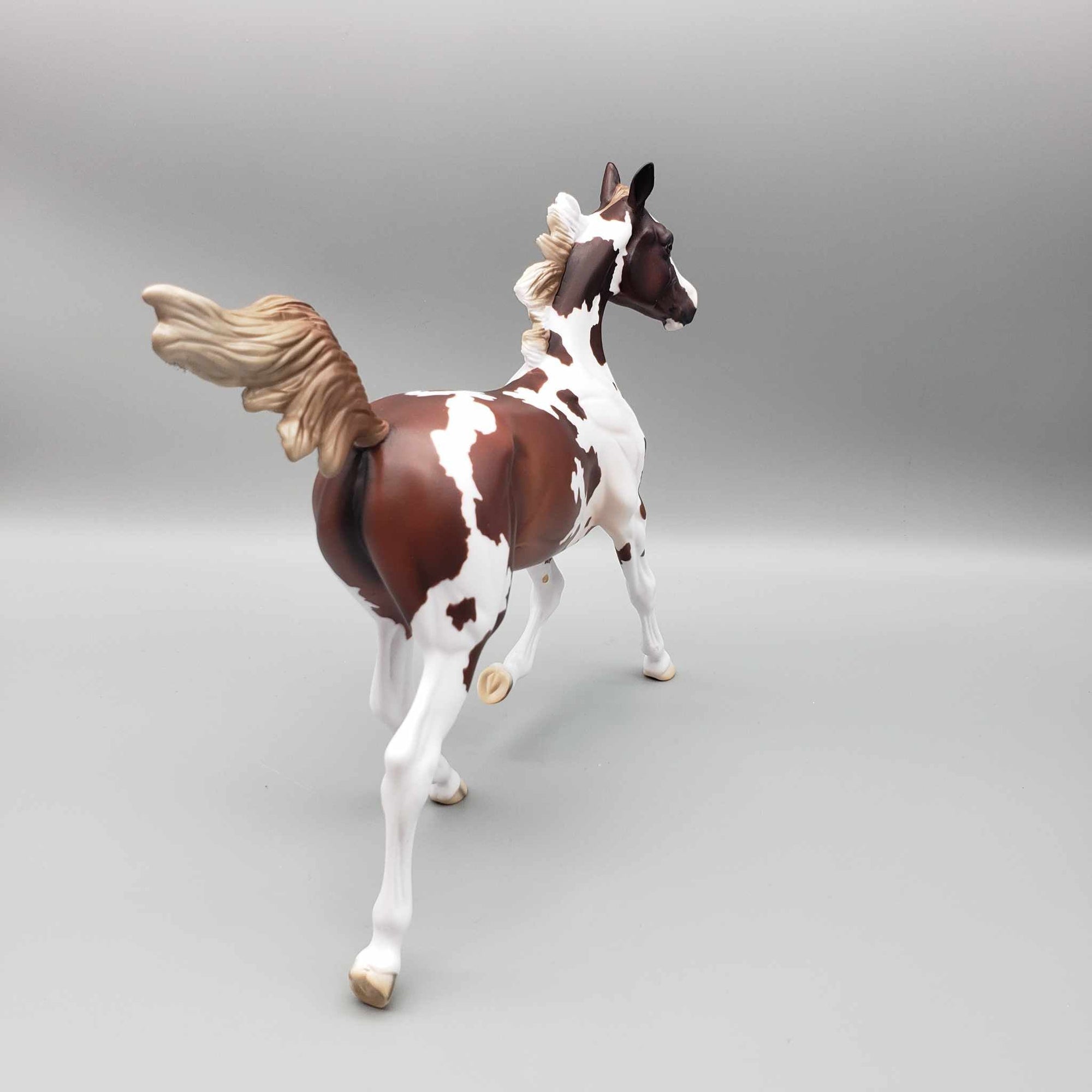 Poinsettia OOAK Flaxen Chestnut Arabian Yearling By Jess Hamill Holiday Sale 2023 HS23