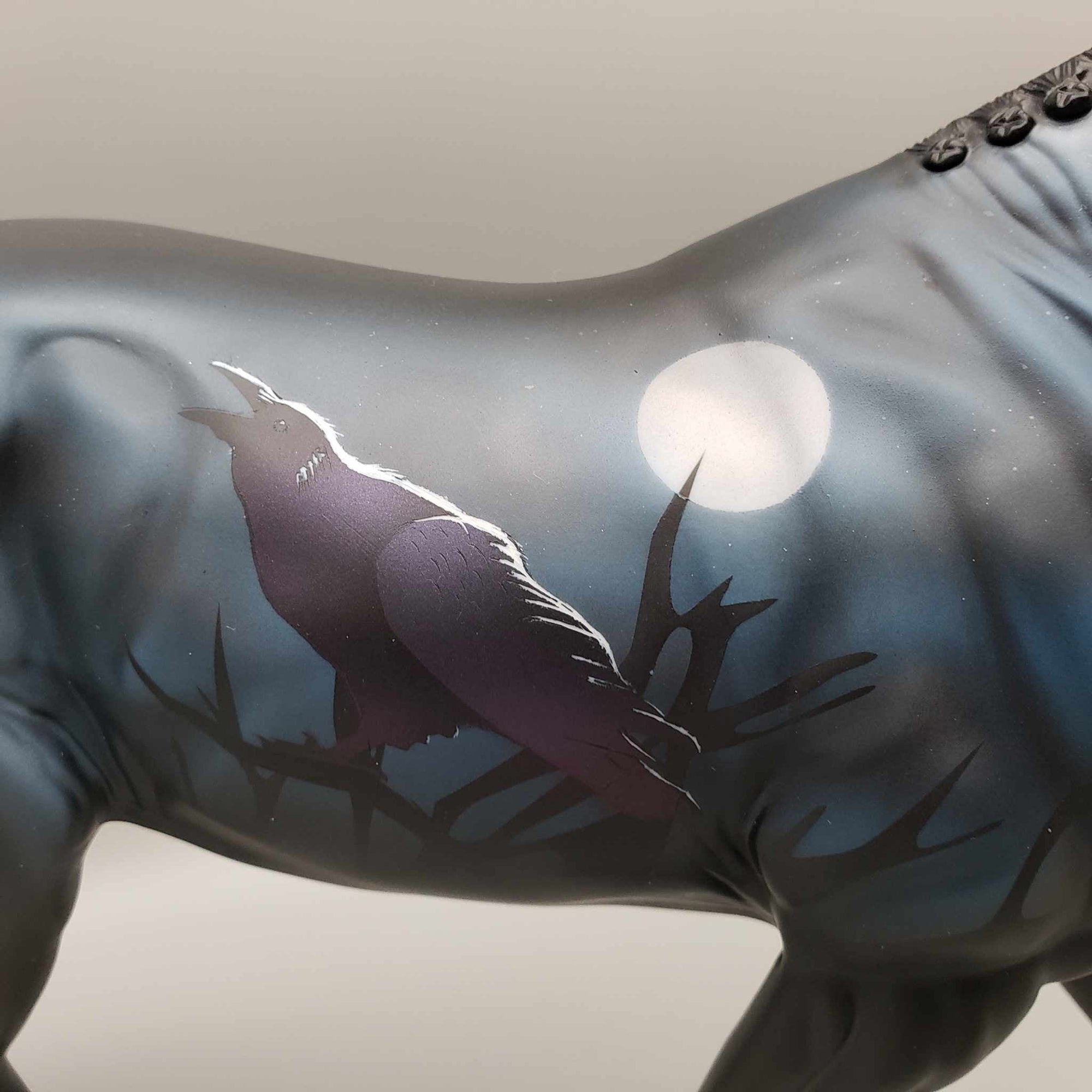 Messenger OOAK Decorator Ravens Irish Draft By Angela Marleau BEST OFFER Moonlight Madness 2023 MM23