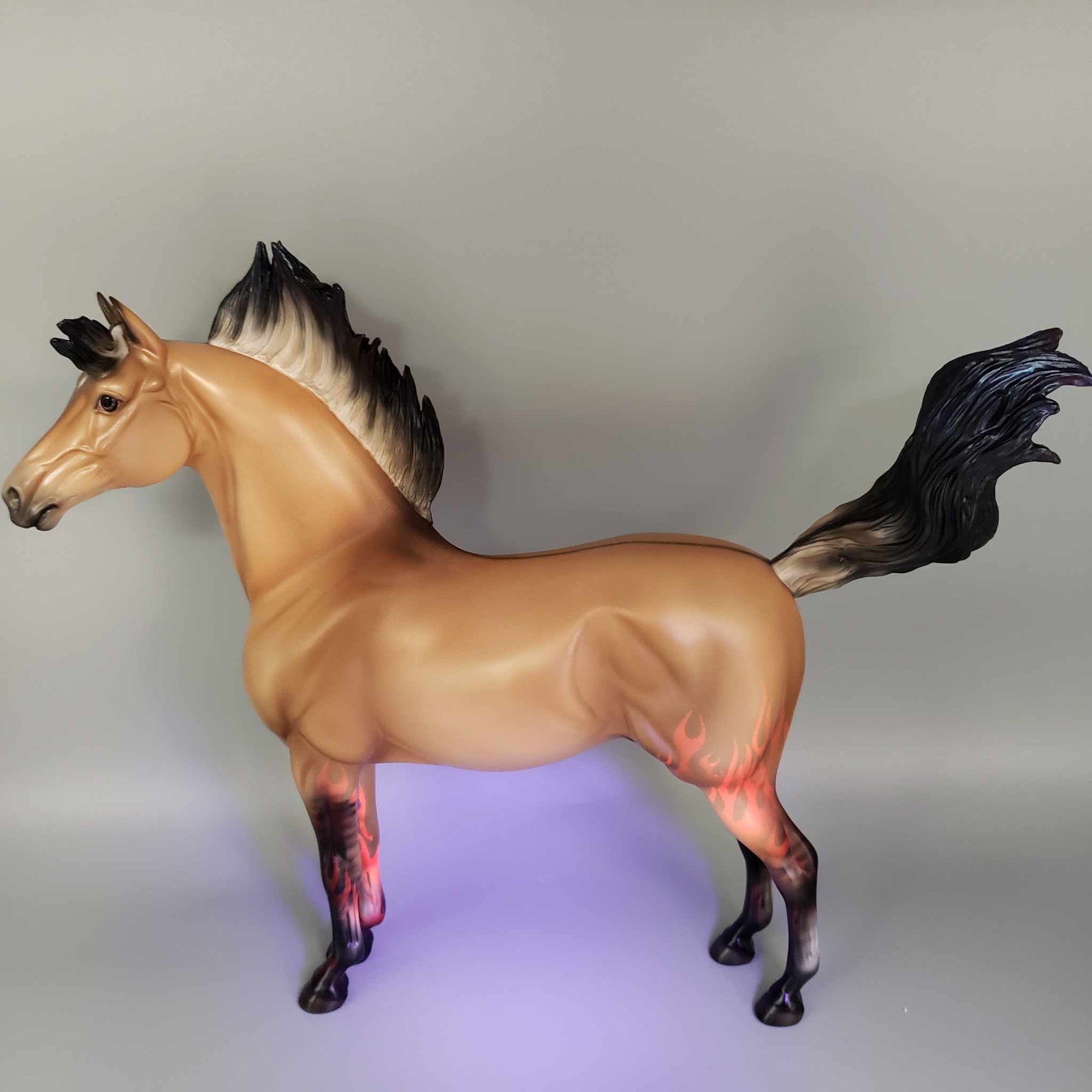 Sam McGee OOAK Frosted Bay Dun Blacklight Reactive Morgan BEST OFFER Moonlight Madness 2023 MM23