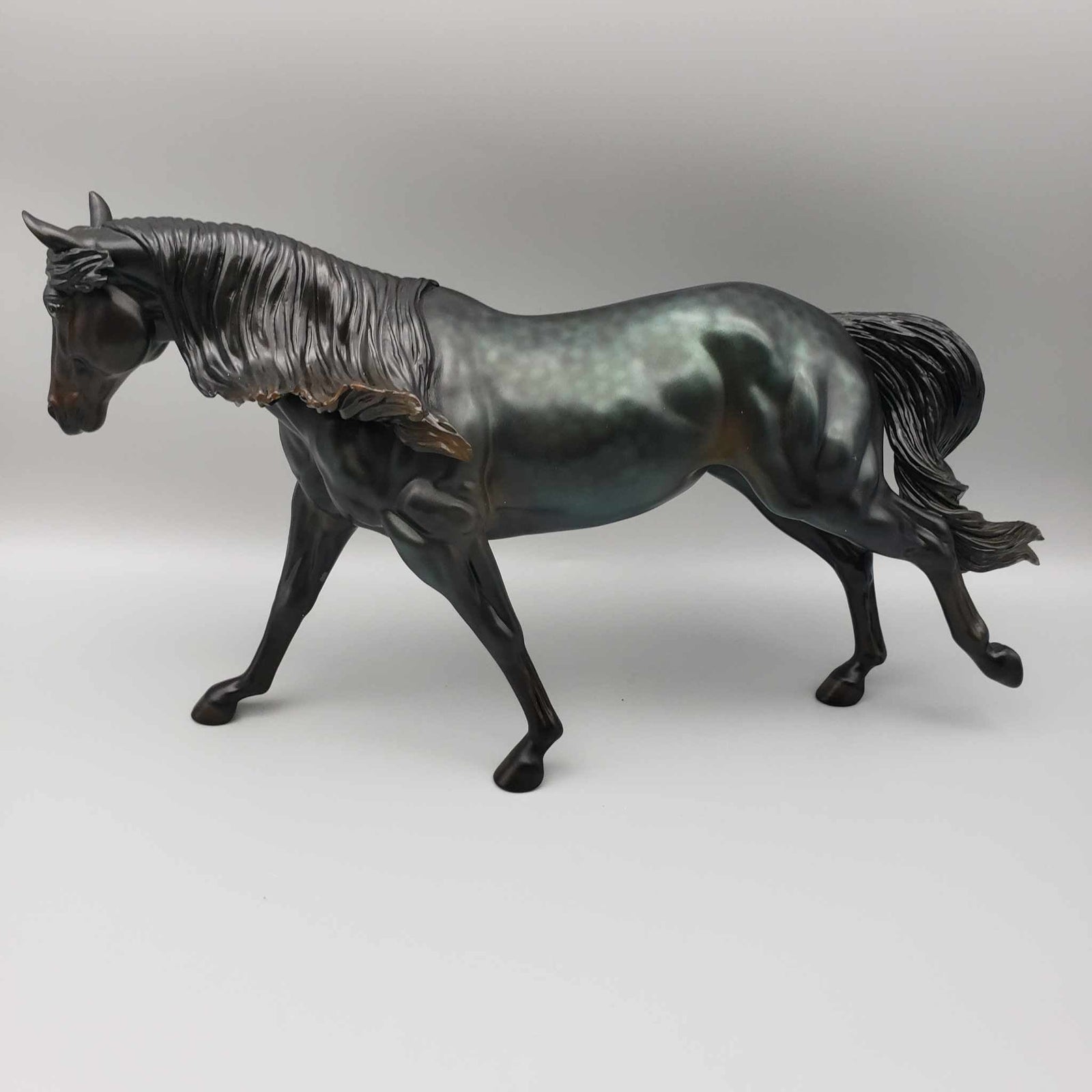 Bog Beast OOAK Halloween Deco Green Dappled Remington By Jess Hamill MM23