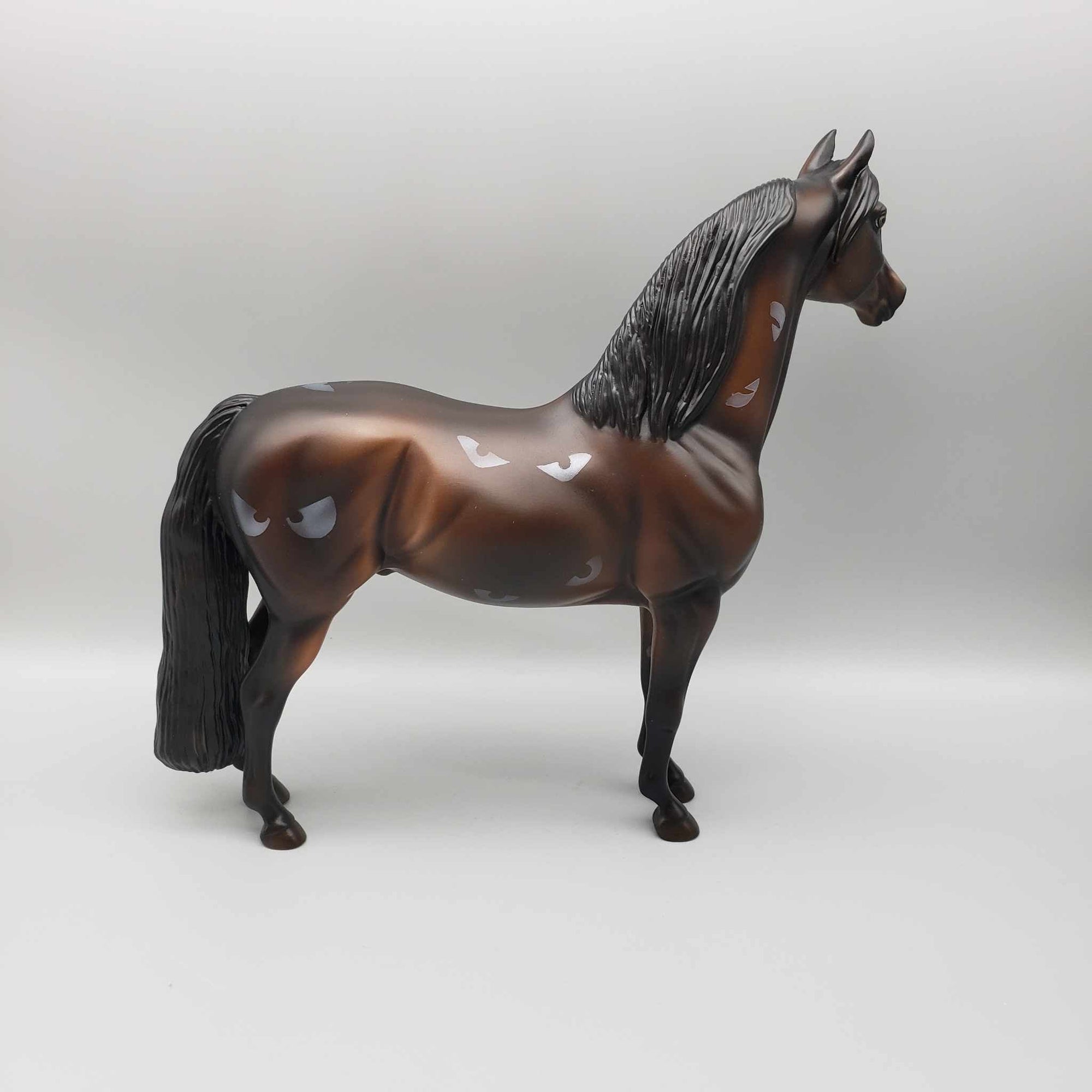 Don&#39;t Look A-bay OOAK Halloween Deco Dark Bay Morgan By Ashley Palmer Moonlight Madness 2023 MM23