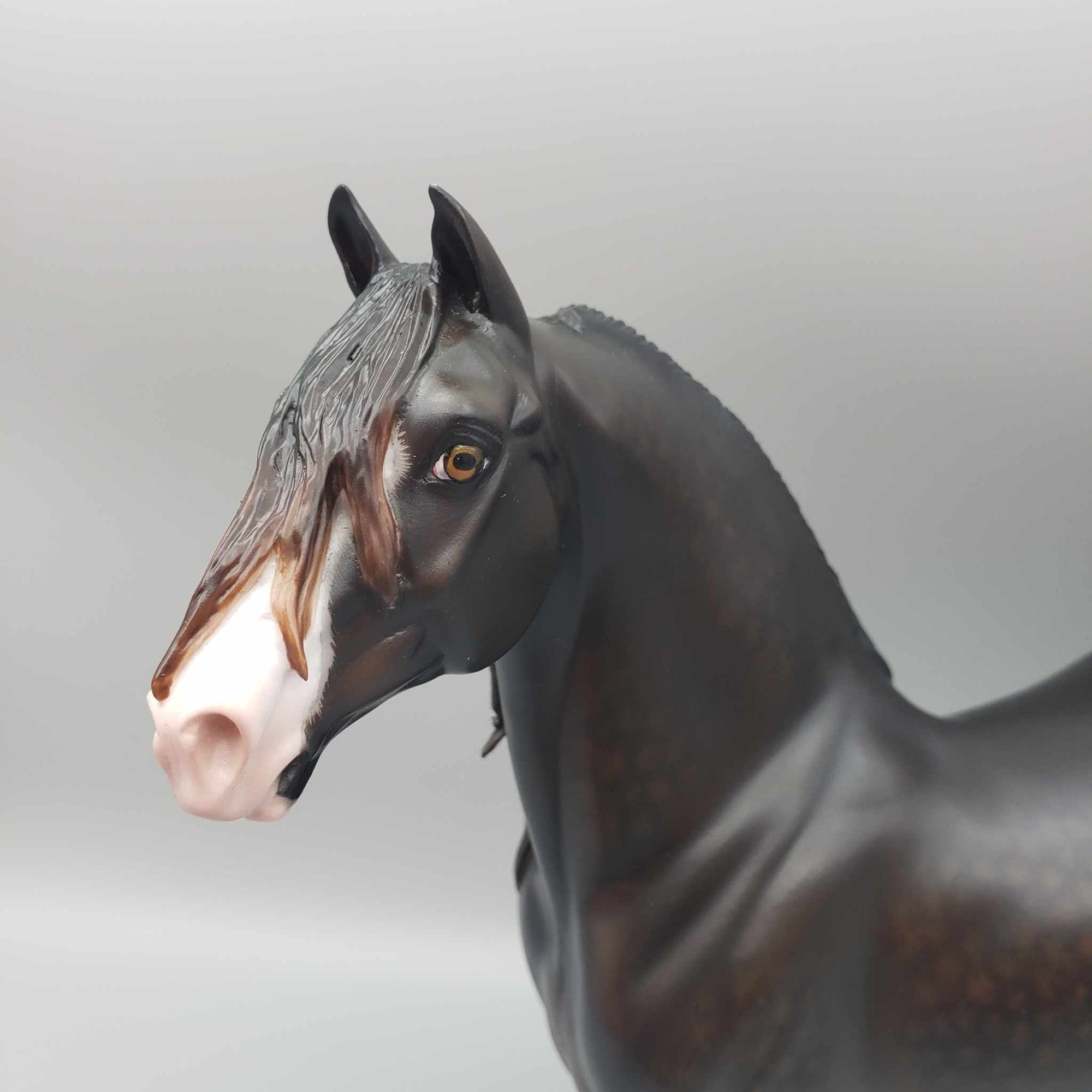 Rockfall OOAK Dappled Black Morgan By Sheryl Leisure Best Offers 10/23/23