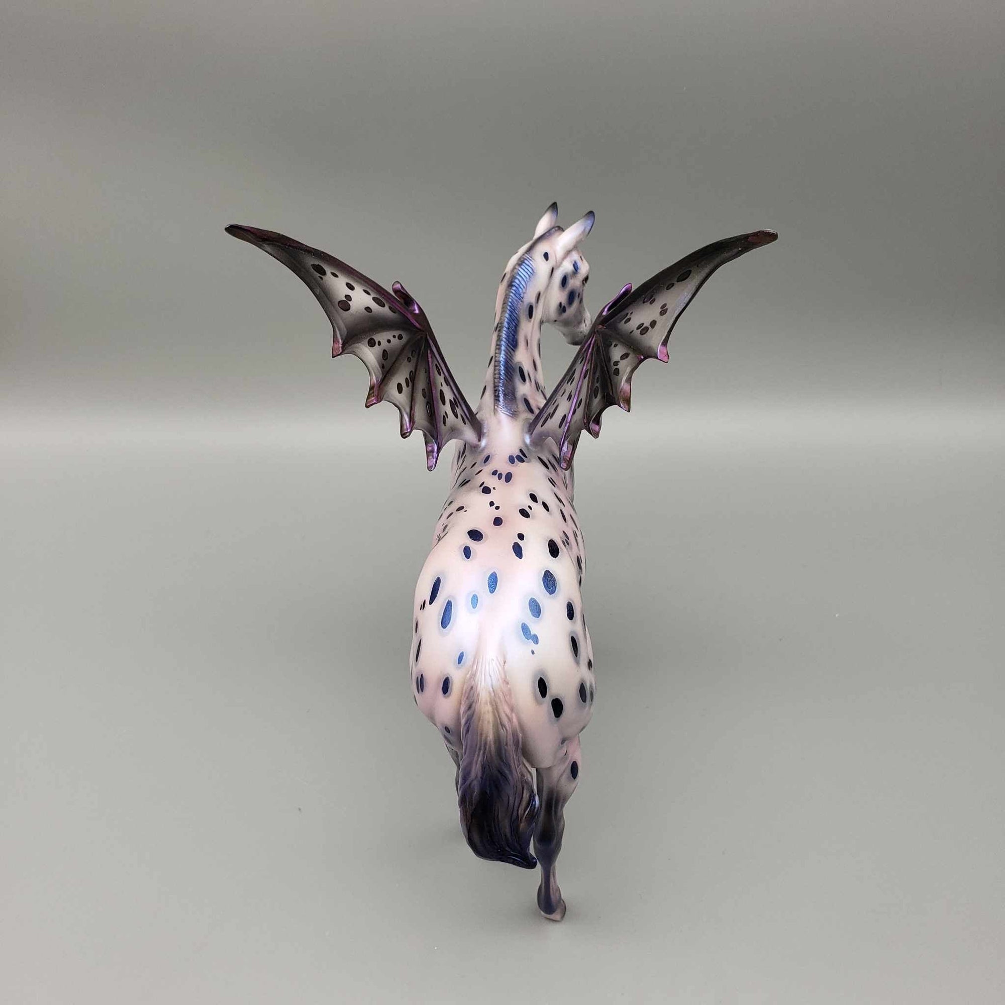 Crazy A-Bat You OOAK Purple Appaloosa Bat Wing Weanling By Julie Keim BEST OFFER Moonlight Madness 2023 MM23