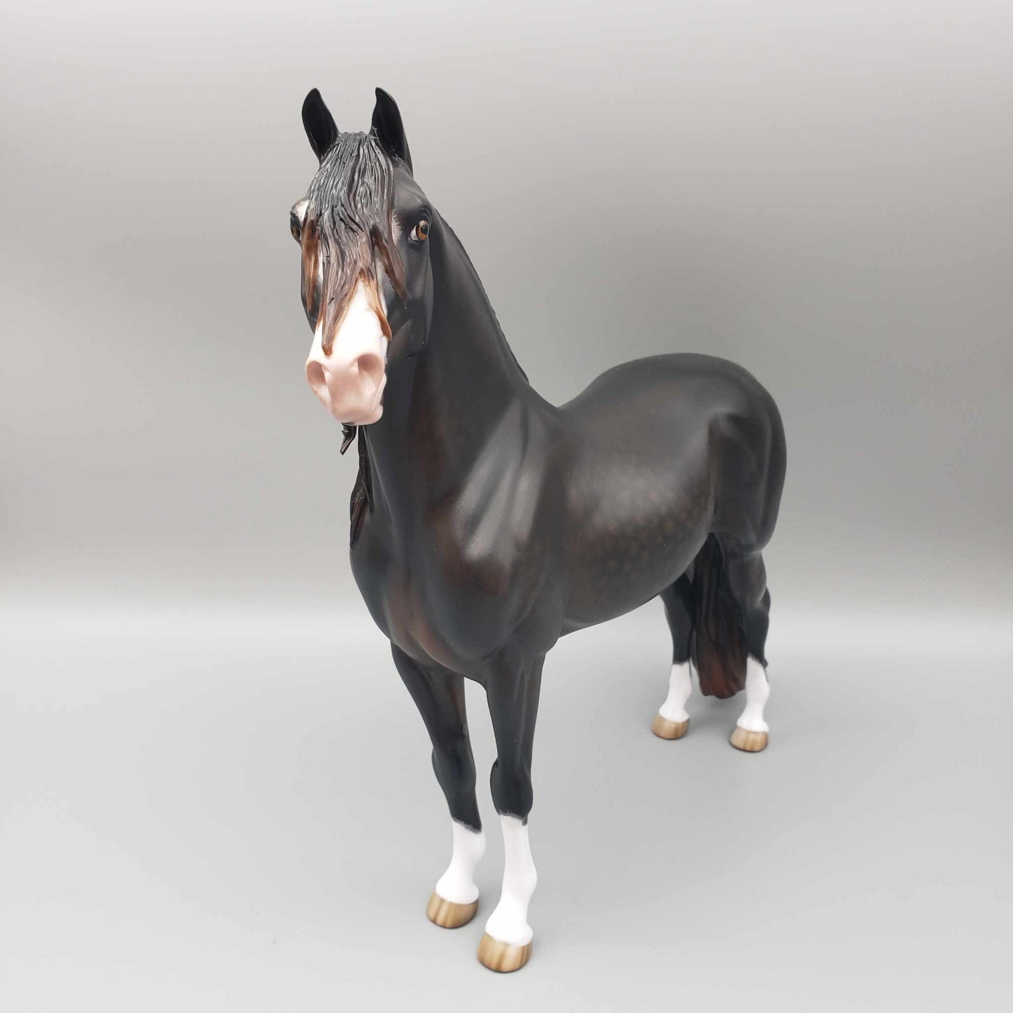 Rockfall OOAK Dappled Black Morgan By Sheryl Leisure Best Offers 10/23/23