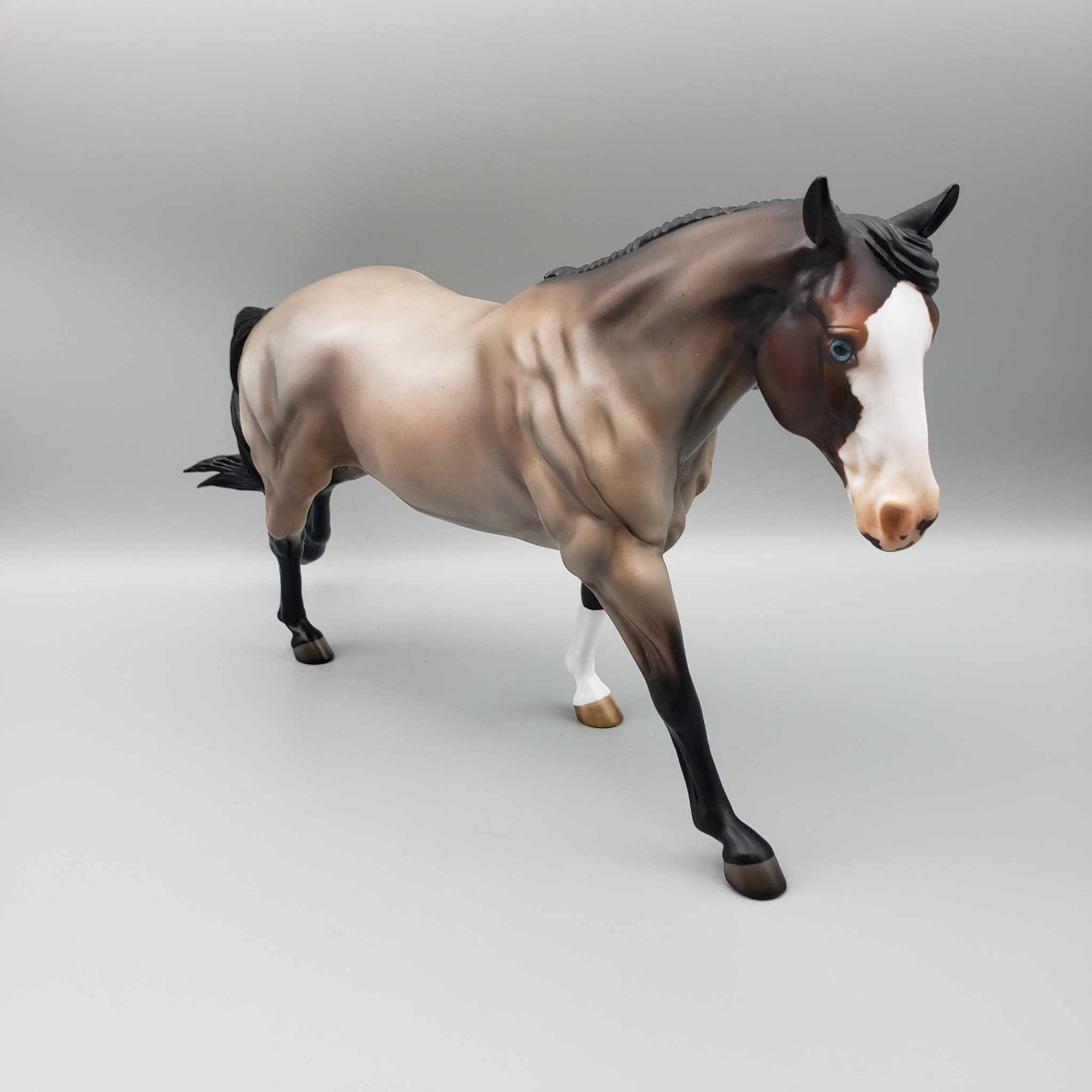 Seemingly OOAK Bay Roan Remington By Angela Marleau Moonlight Madness 2023 MM23