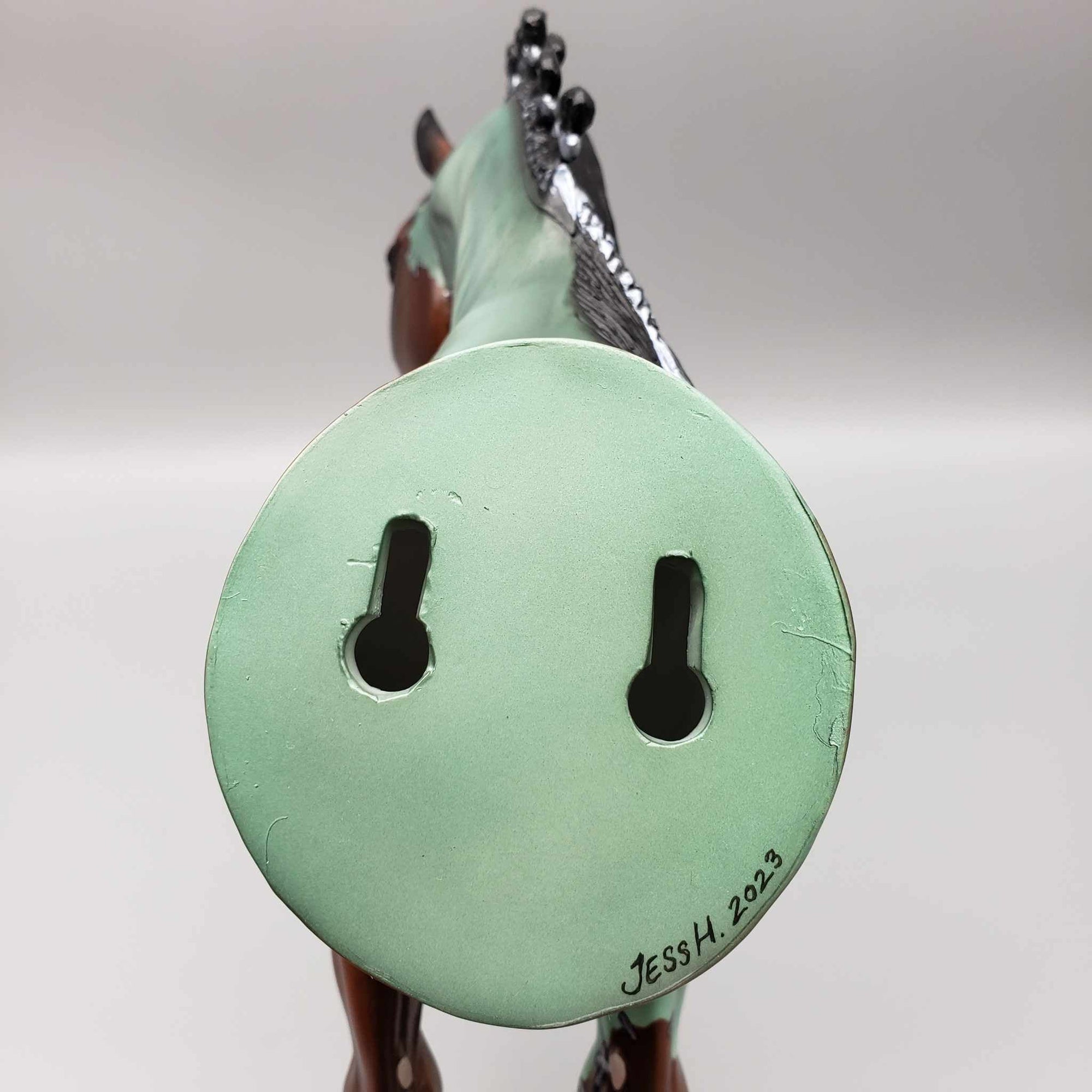 Reanimation Procrastination OOAK Halloween Frankenstein Deco 1/2 Standing Draft Wall Decor By Jess Hamill Moonlight Madness 2023 MM23