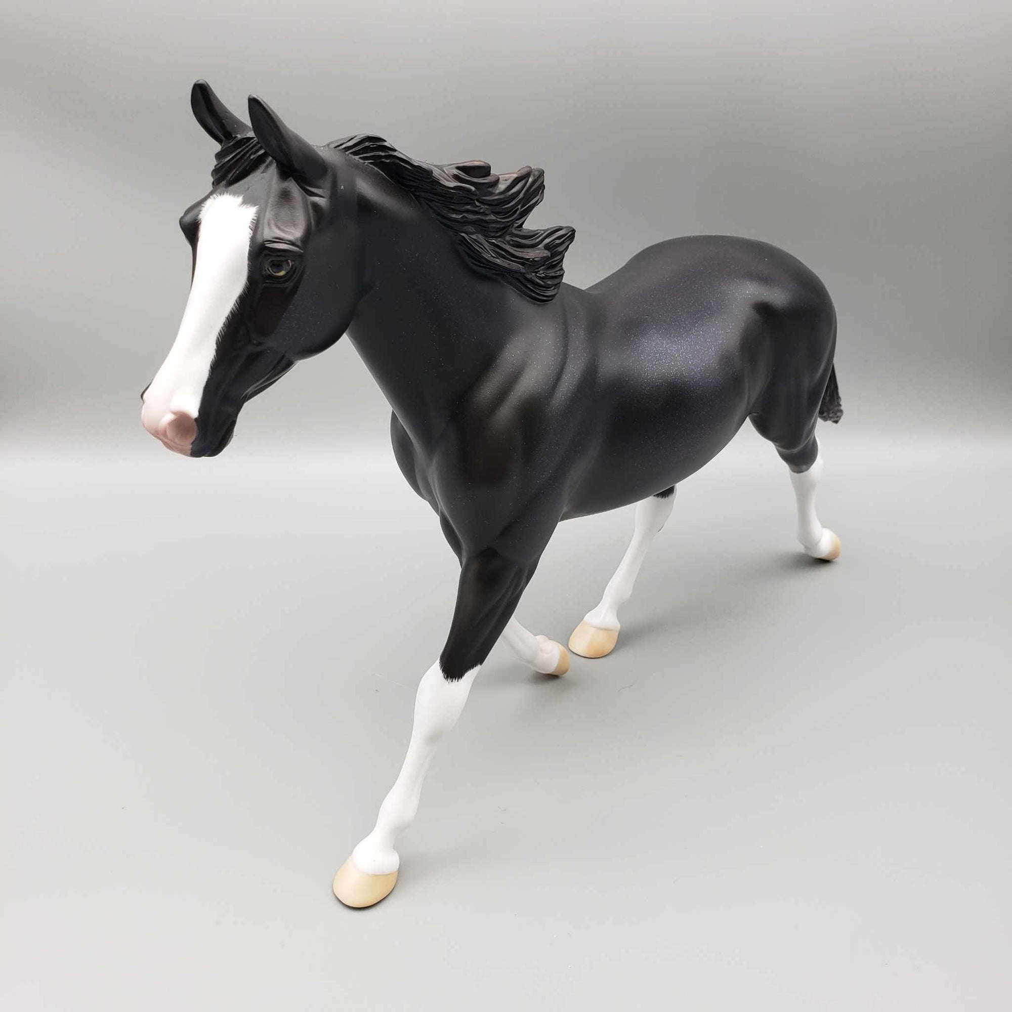 In The Dark OOAK Halloween Deco Holographic Black Palouse By Ashley Palmer Moonlight Madness 2023 MM23