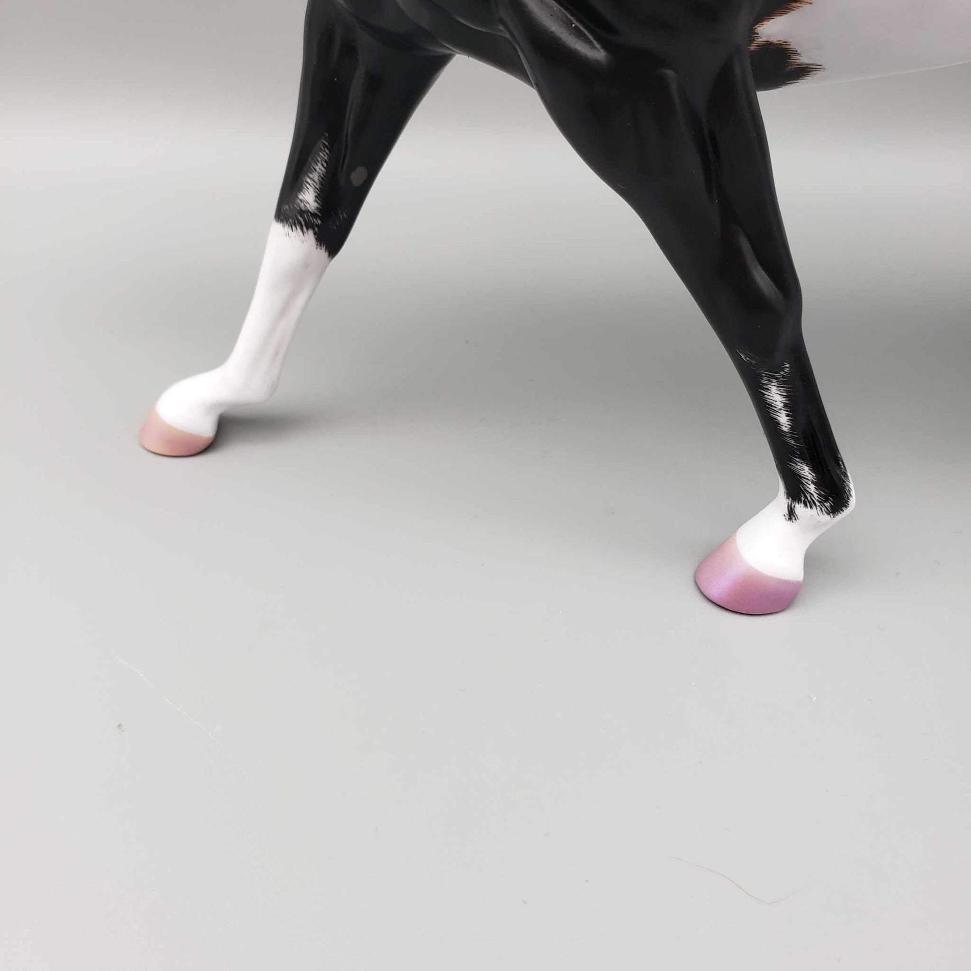 Tabitha OOAK Halloween Deco Brown Etched Tobiano w/ purple highlights Remington By Ellen Robins Moonlight Madness 2023 MM23