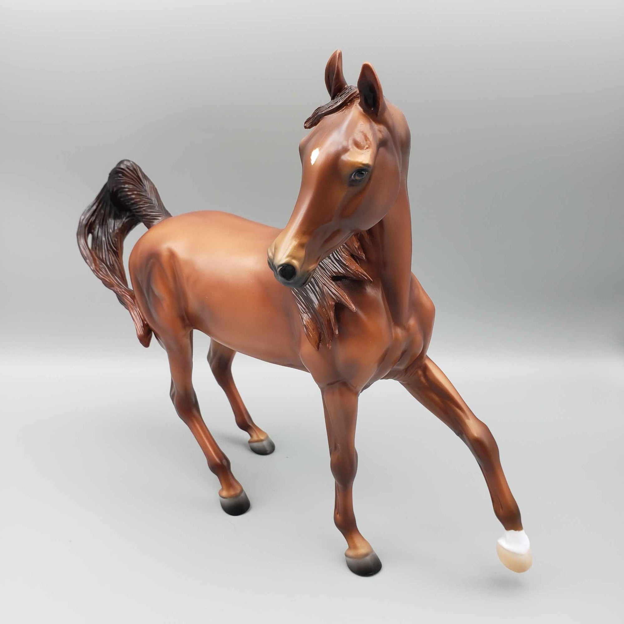 Maple OOAK Chestnut Custom Main And Tail Arabian Mare By Ashley Palmer Moonlight Madness 2023 MM23