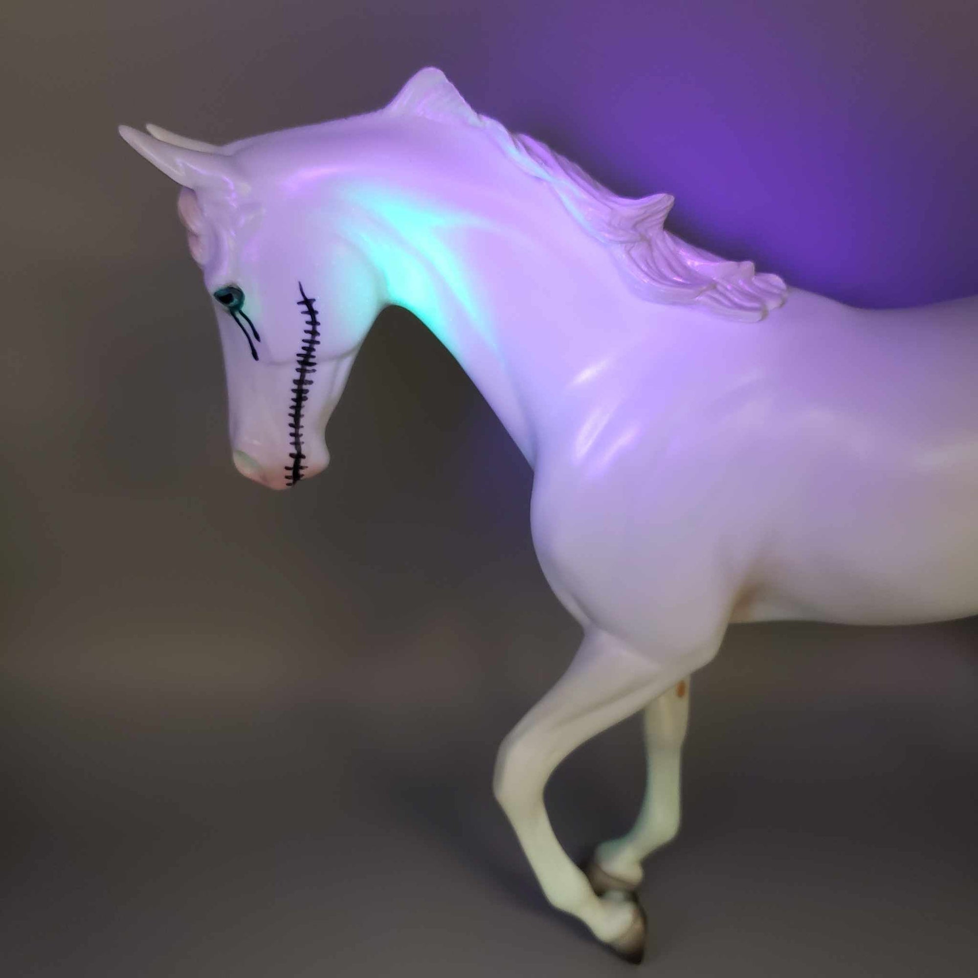 Specter Spectacular OOAK Halloween Deco w/Green blacklight Thoroughbred By Ashley Palmer Moonlight Madness 2023 MM23