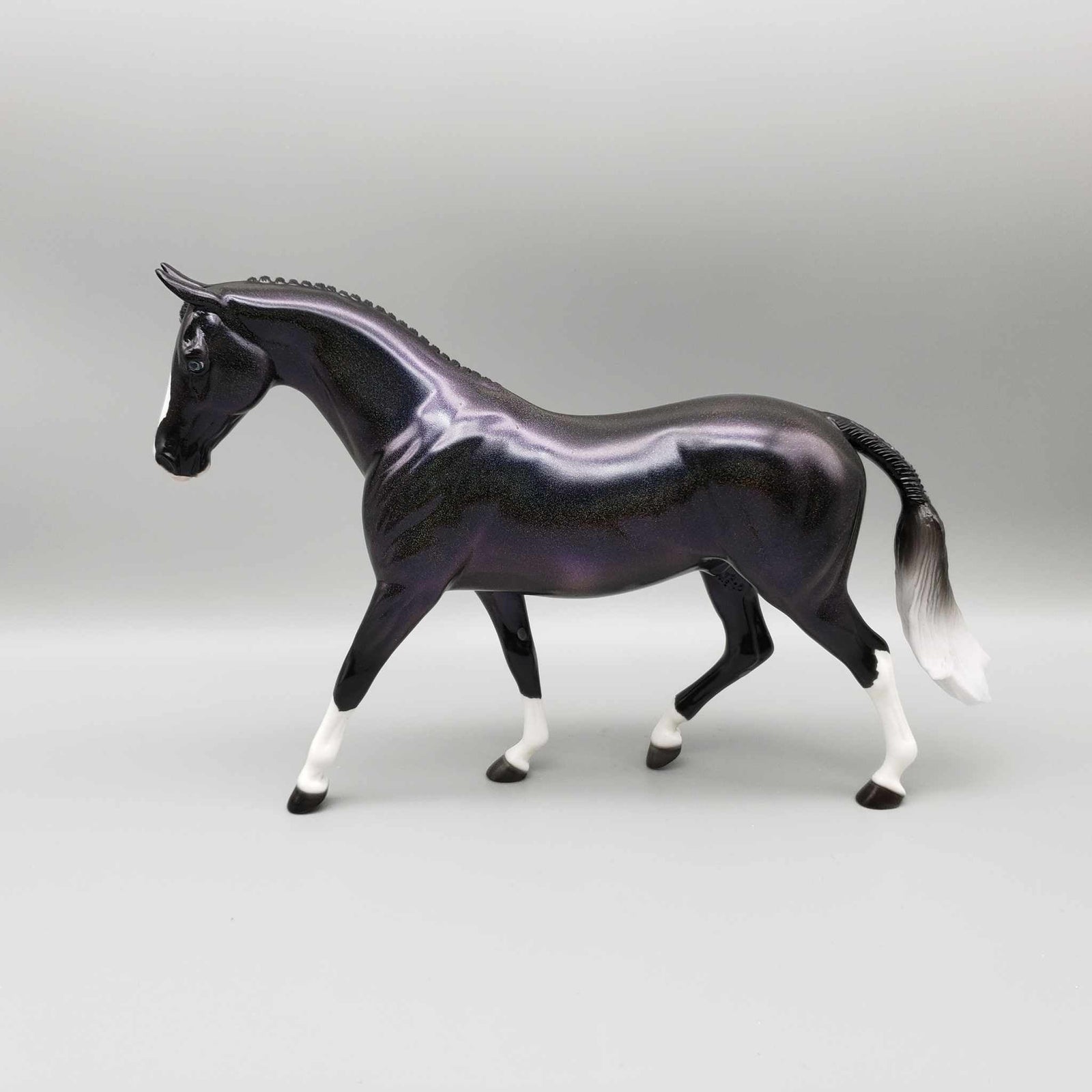 Dark Magick OOAK Deco Holochromic Pony By Ellen Robbins Moonlight Madness 2023 MM23