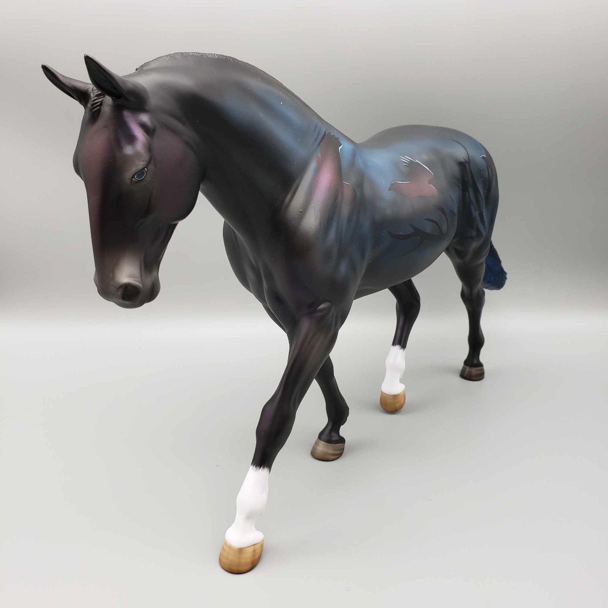 Messenger OOAK Decorator Ravens Irish Draft By Angela Marleau BEST OFFER Moonlight Madness 2023 MM23